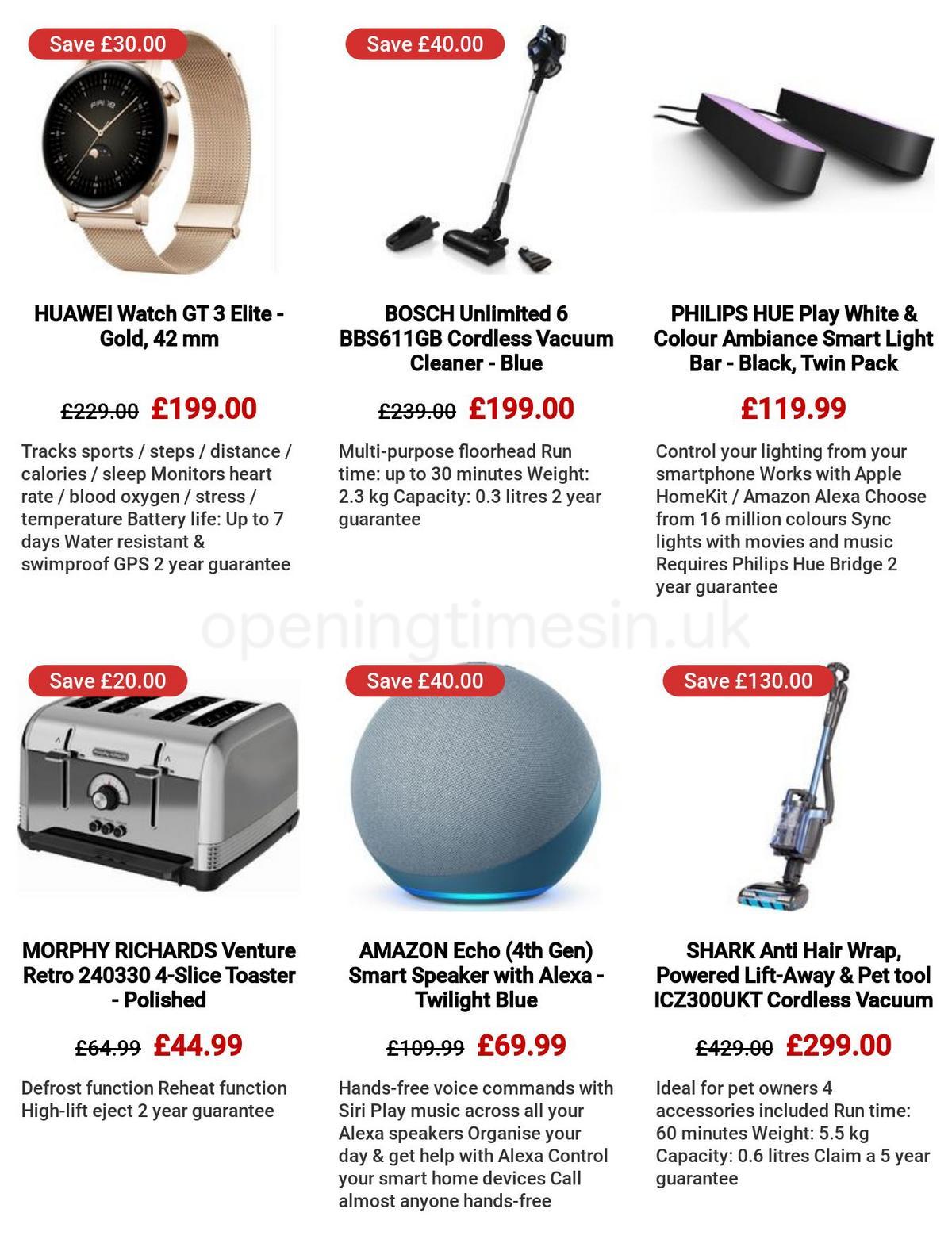 Currys Offers from 30 March