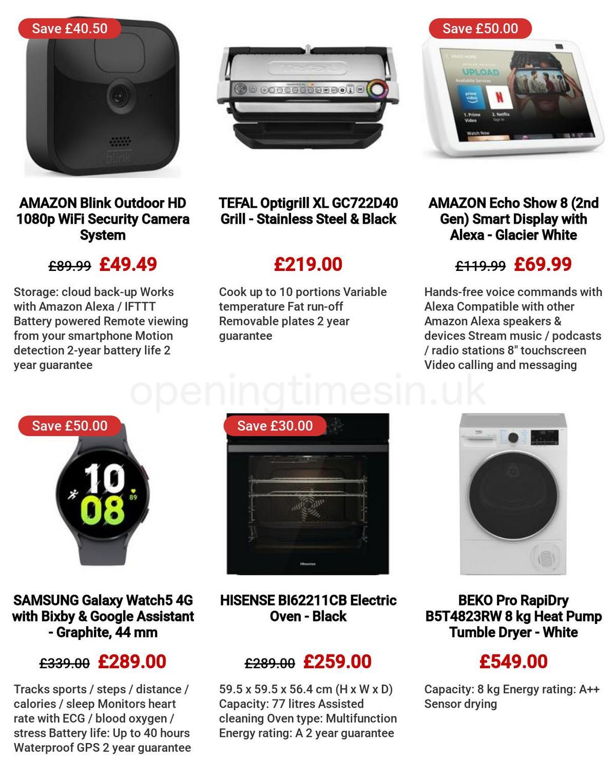 Currys Offers from 30 March