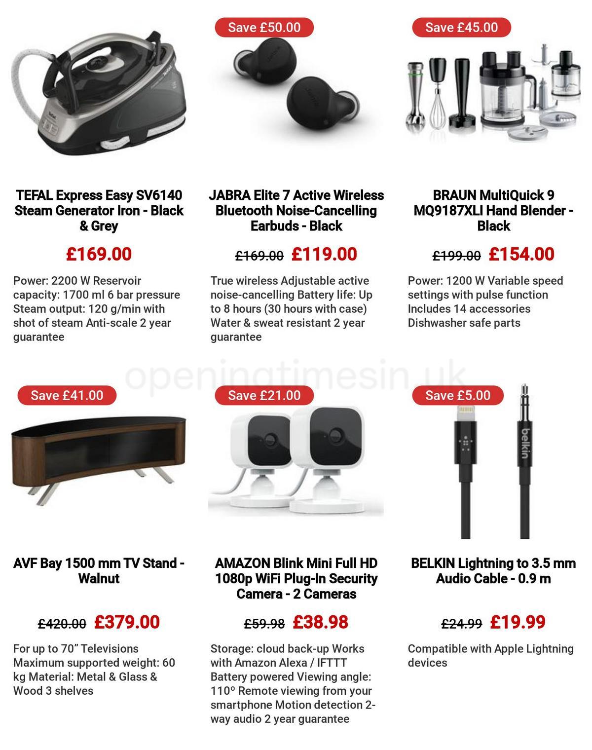 Currys Offers from 30 March