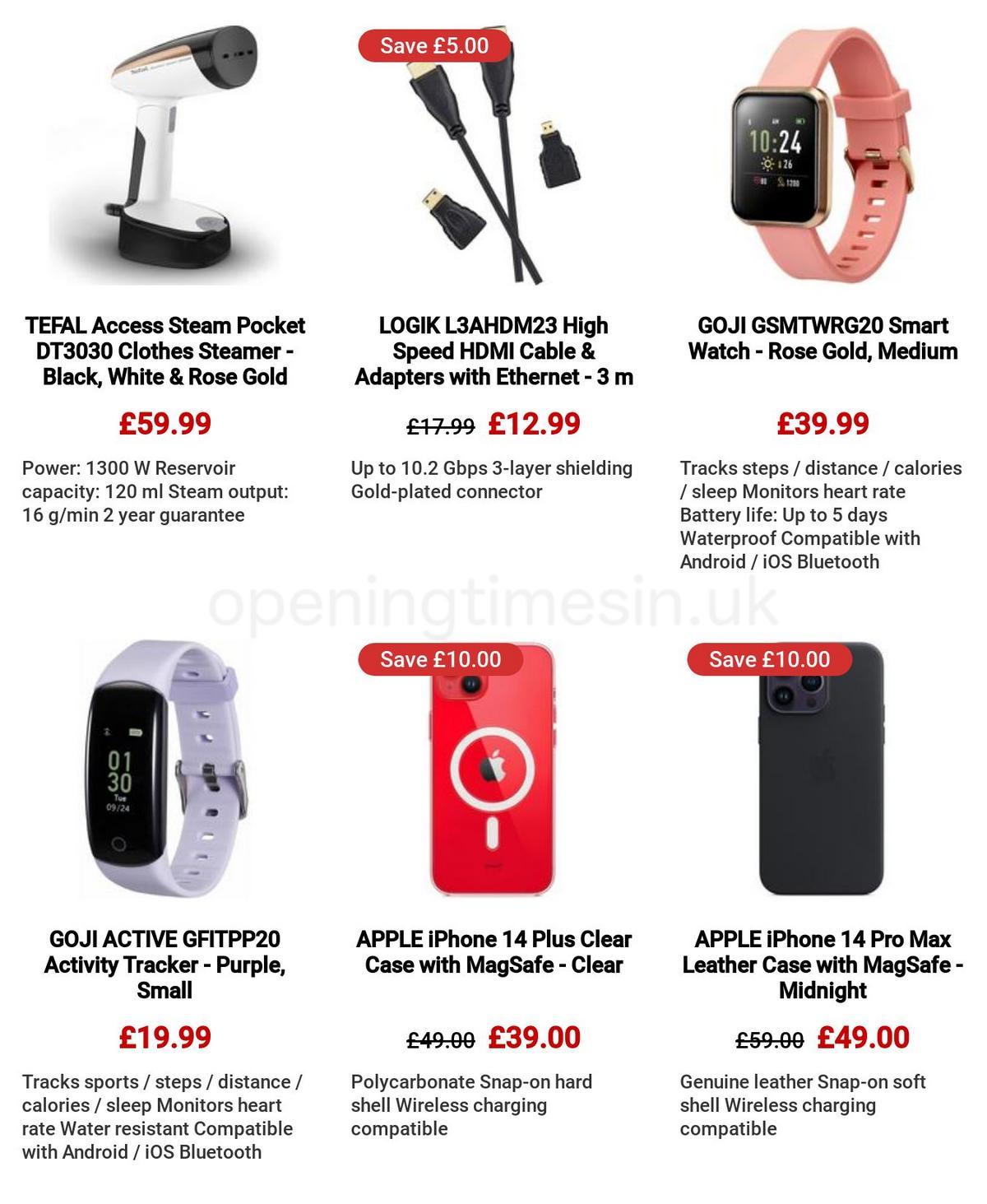 Currys Offers from 30 March