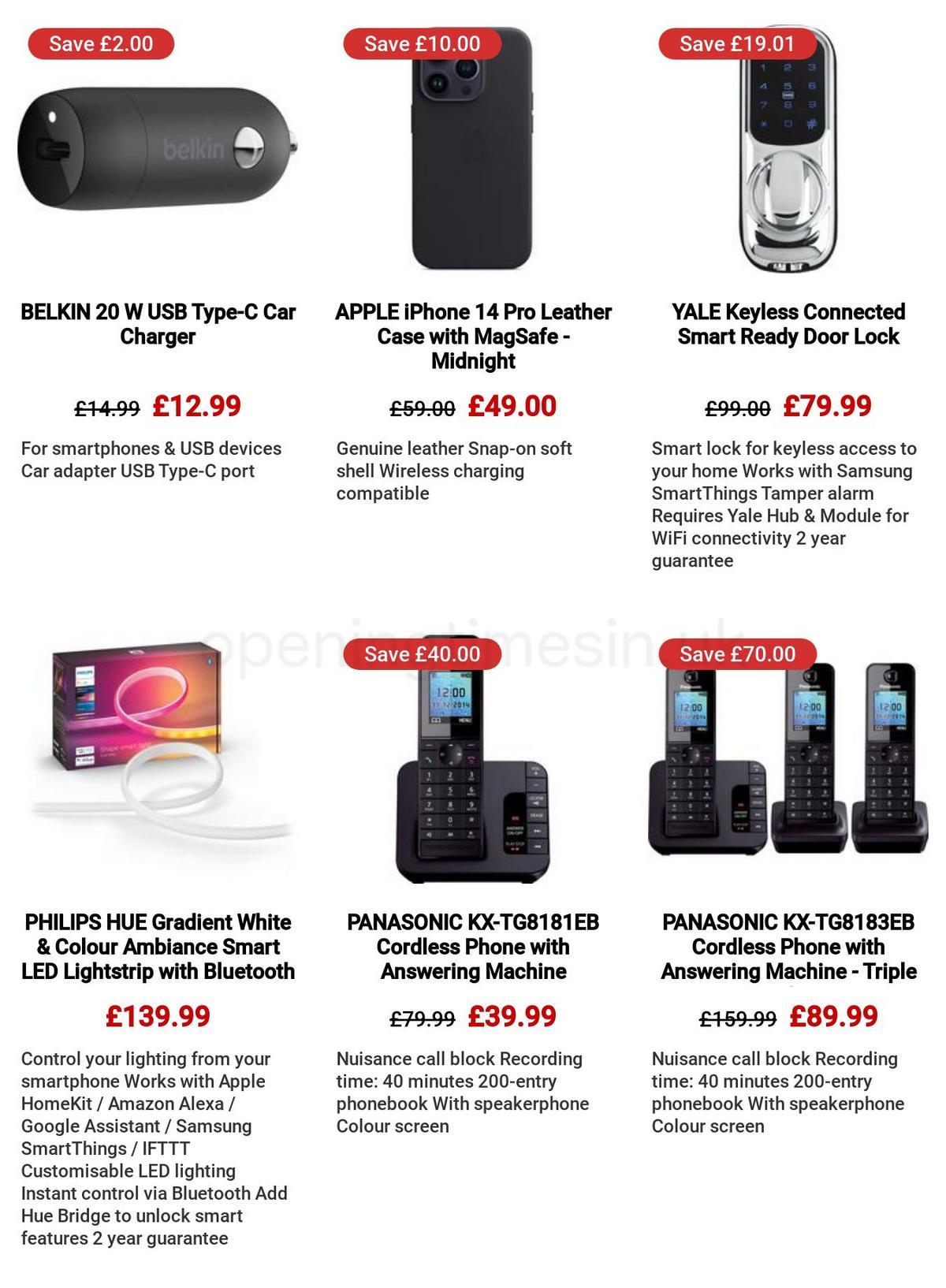 Currys Offers from 30 March