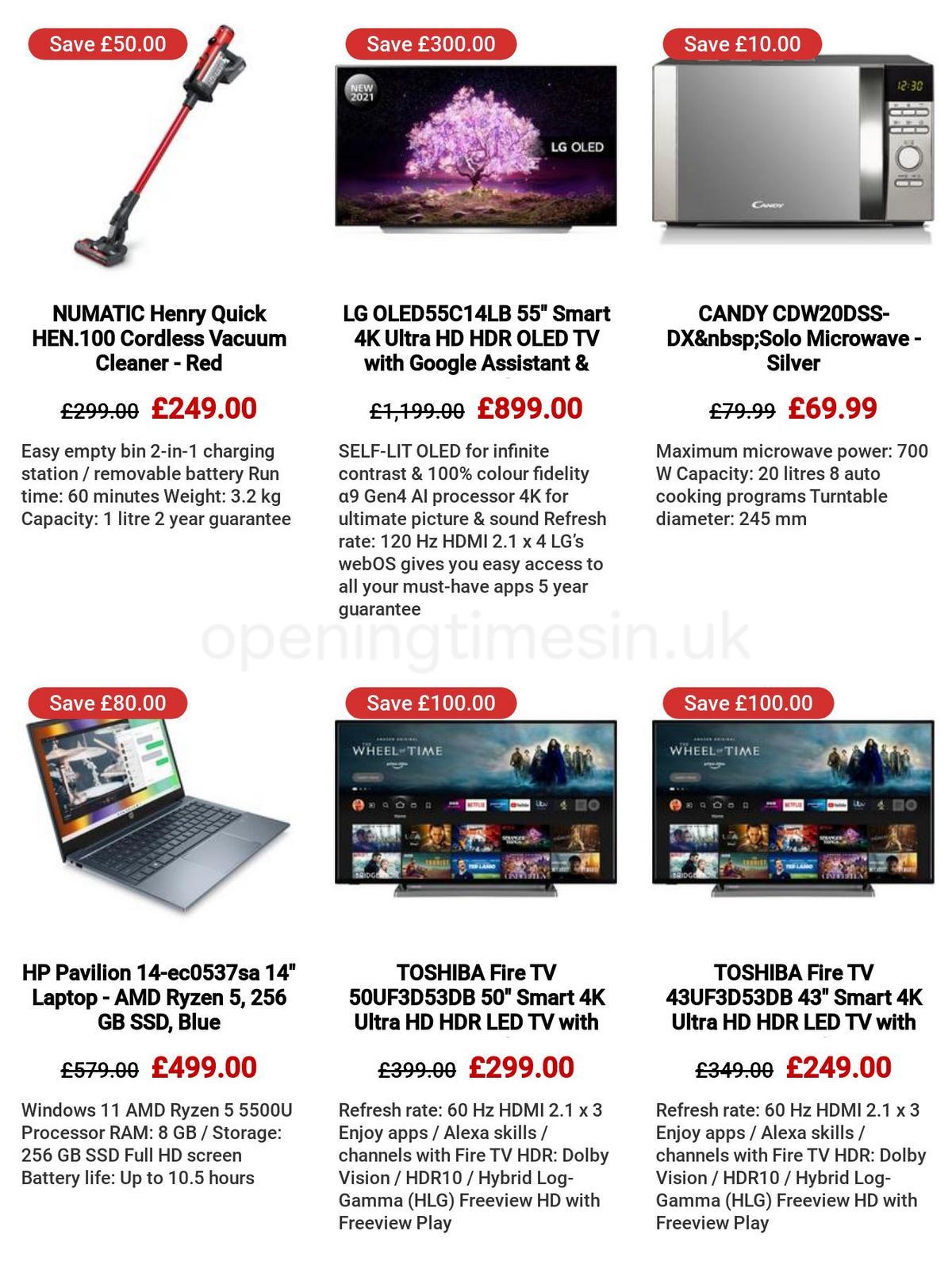 Currys Offers from 30 March