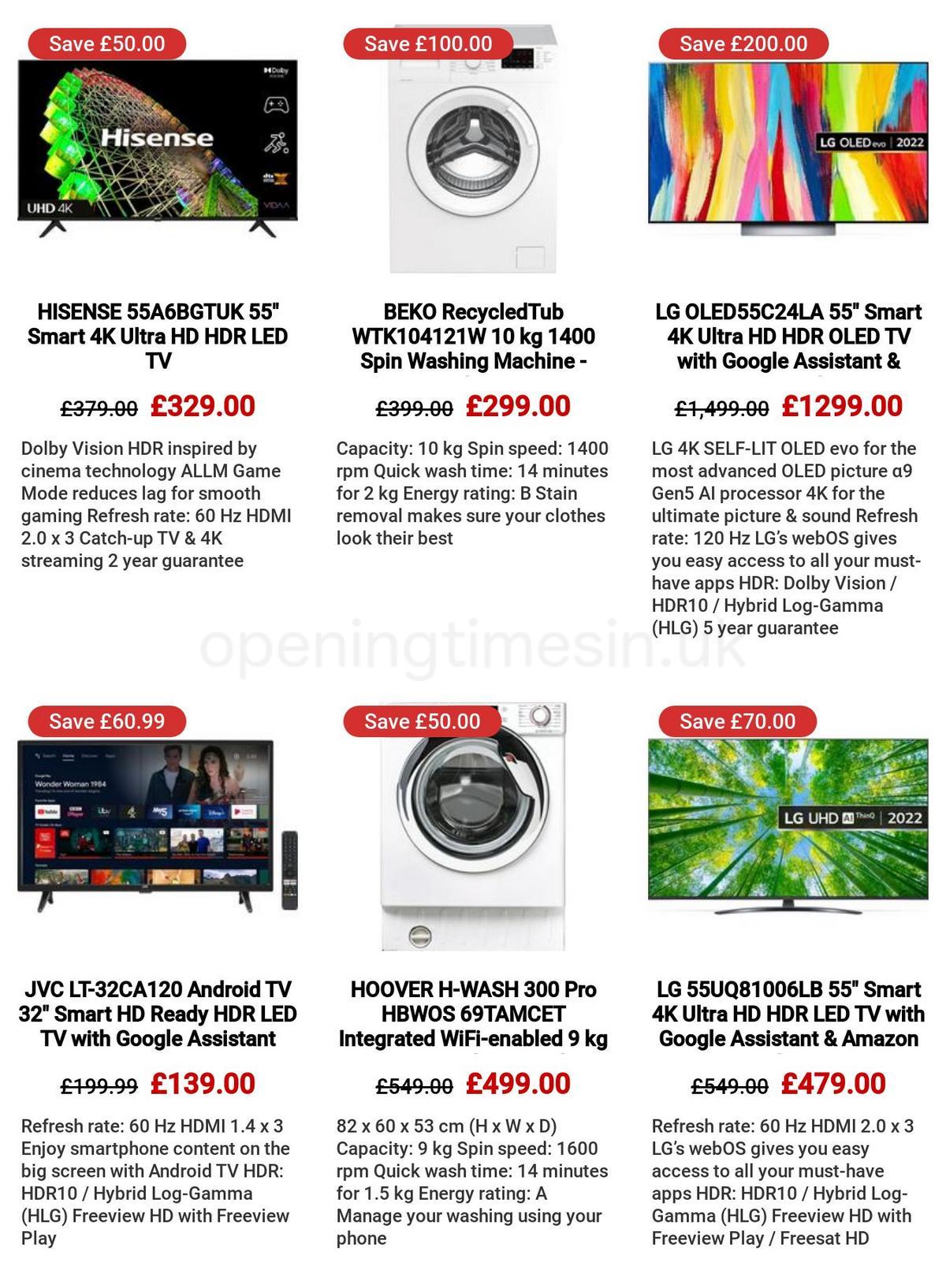 Currys Offers from 30 March