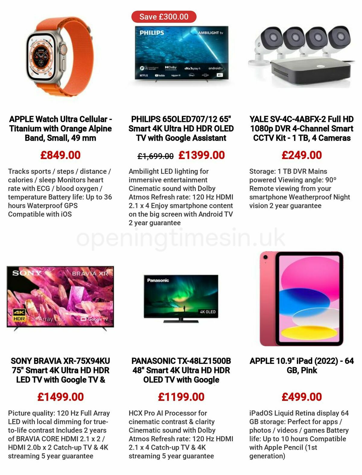 Currys Offers from 11 May