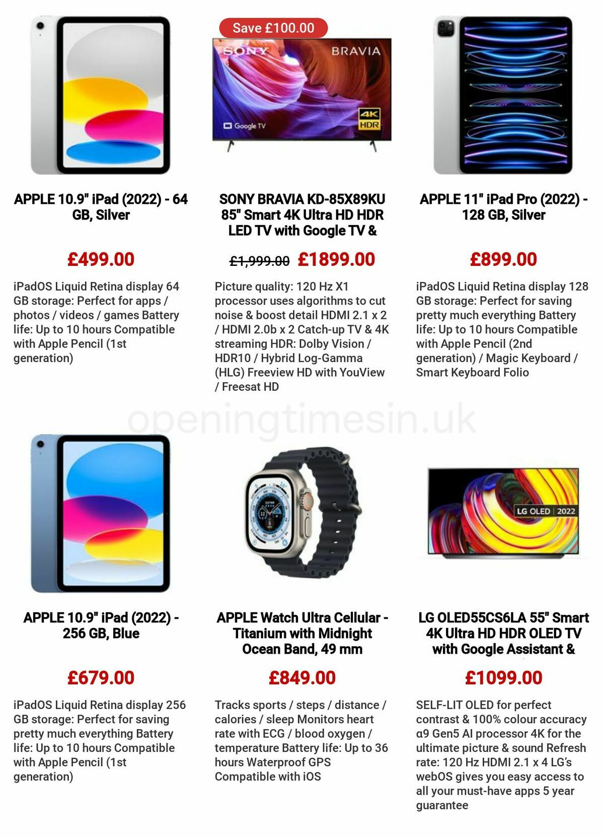 Currys Offers from 11 May