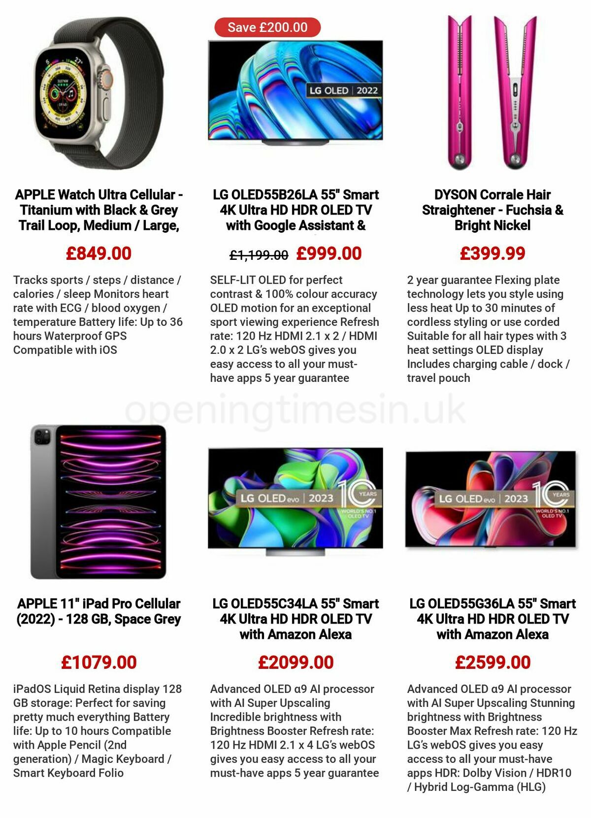 Currys Offers from 11 May