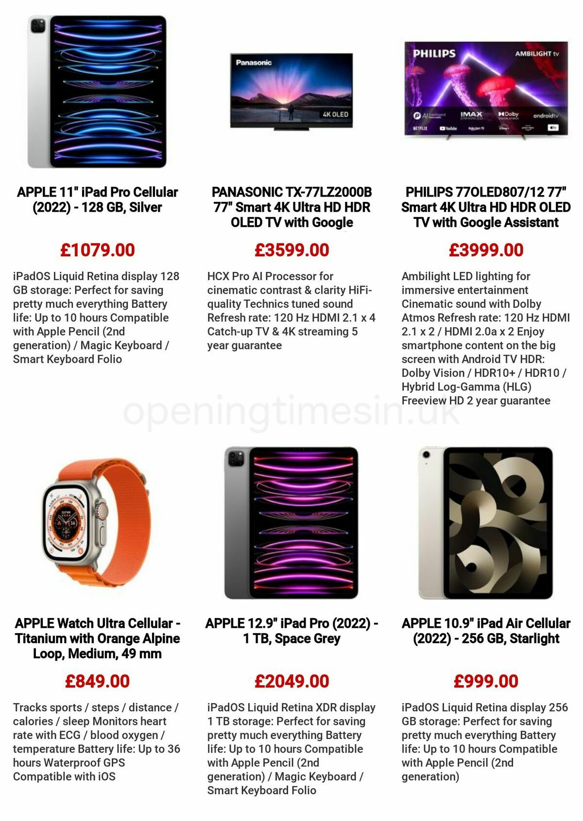 Currys Offers from 11 May