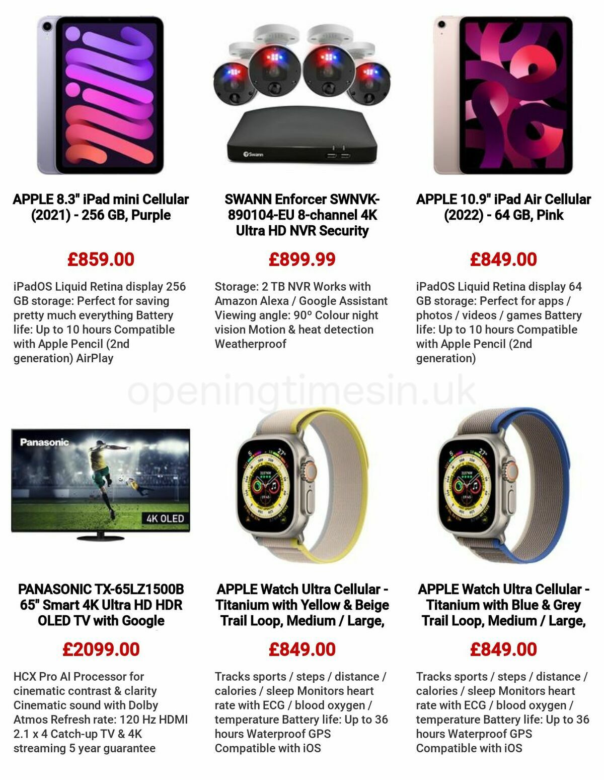 Currys Offers from 11 May