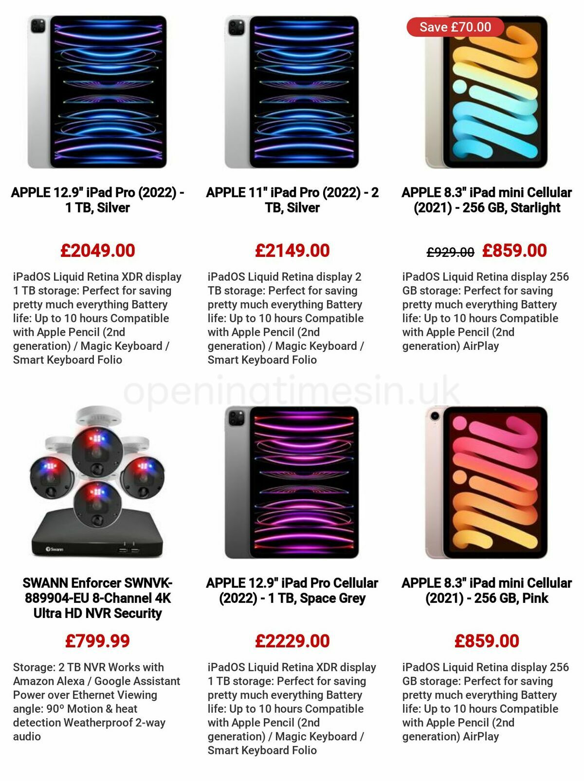 Currys Offers from 11 May