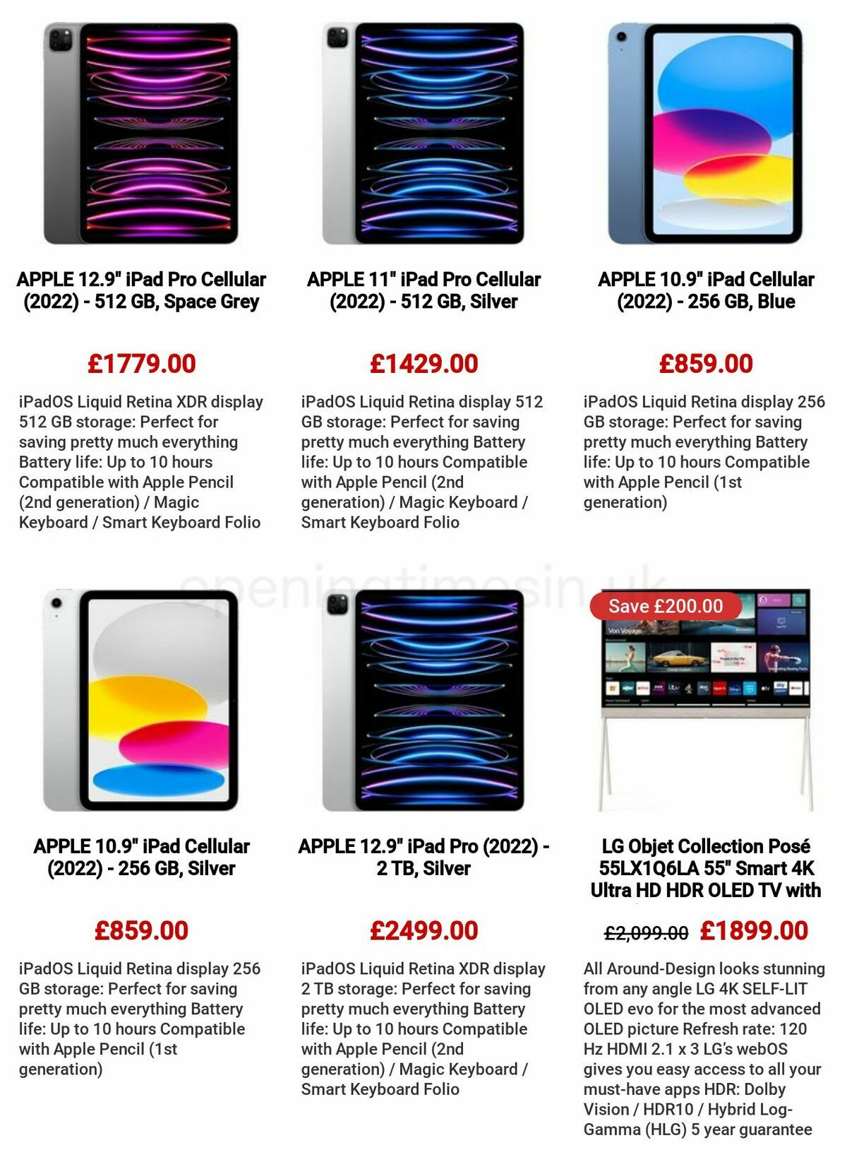 Currys Offers from 11 May