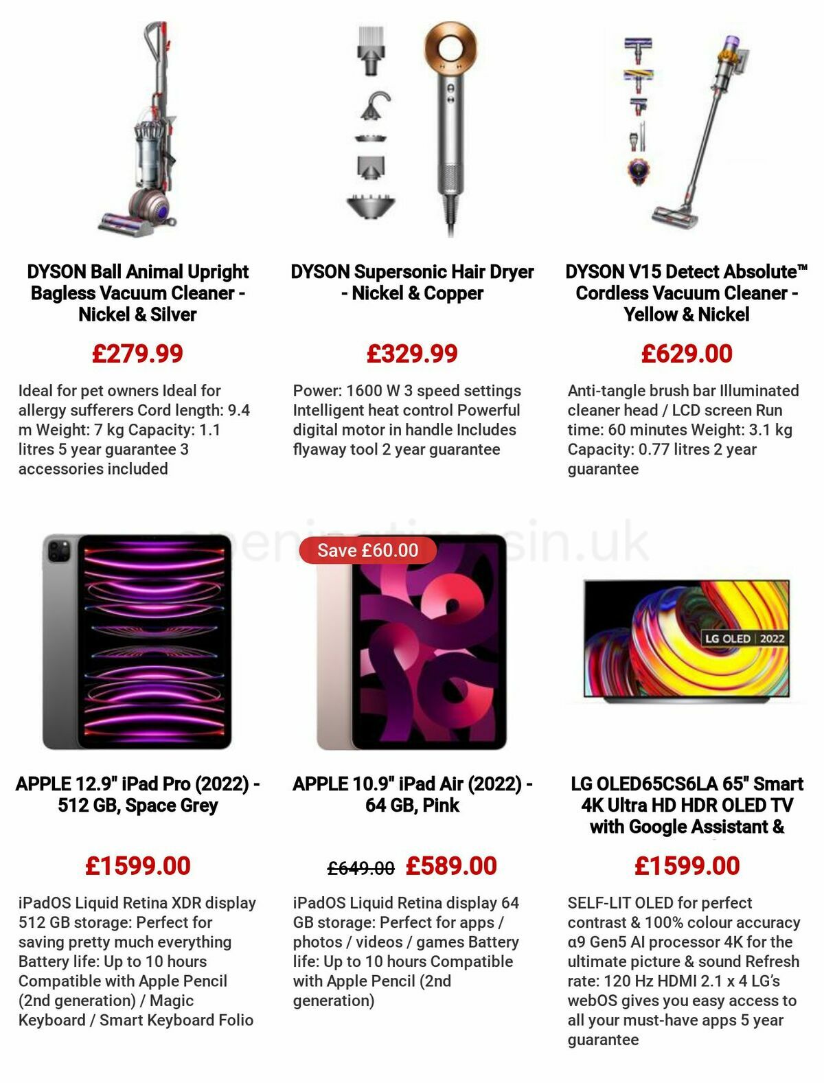 Currys Offers from 11 May