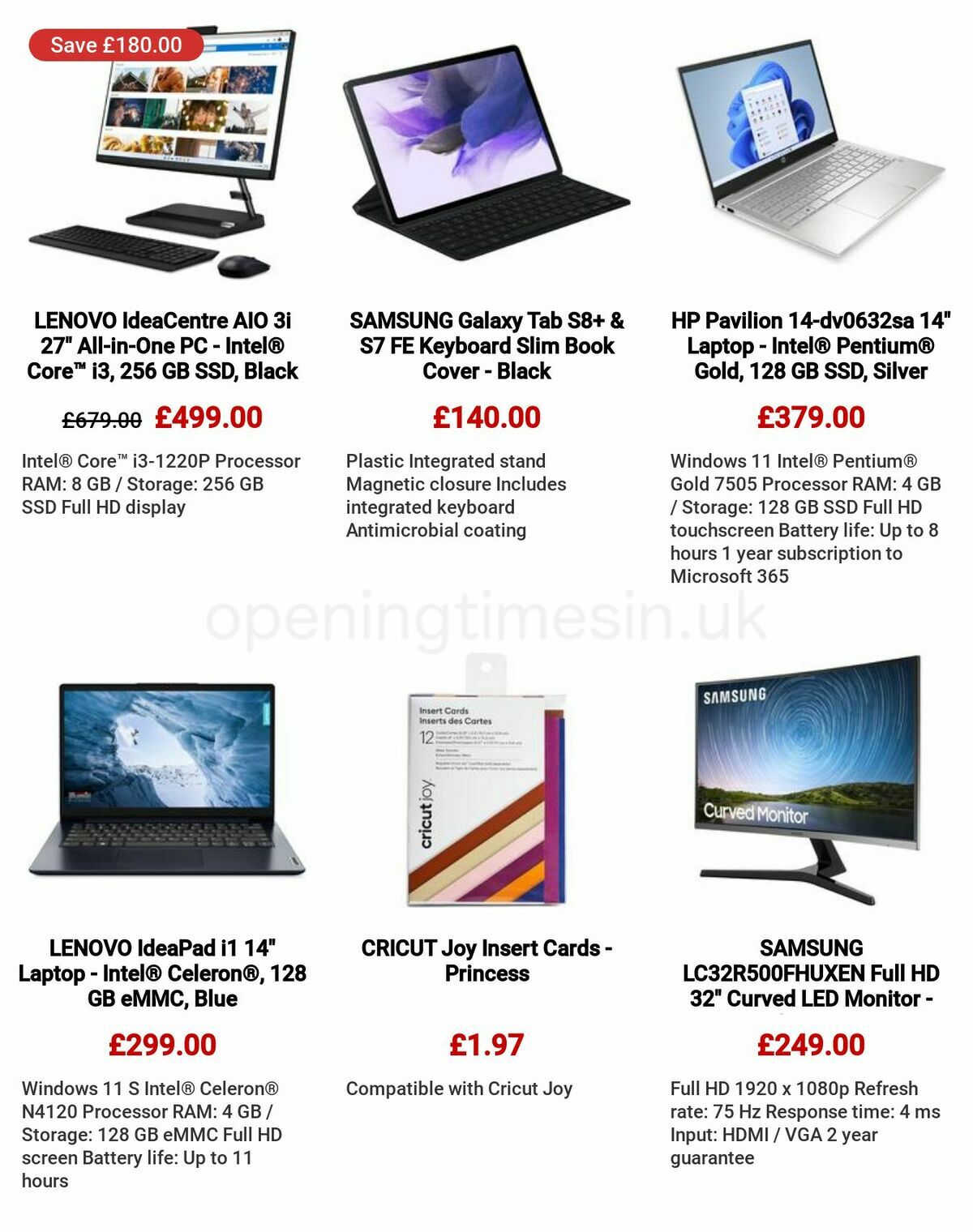 Currys Offers from 18 May
