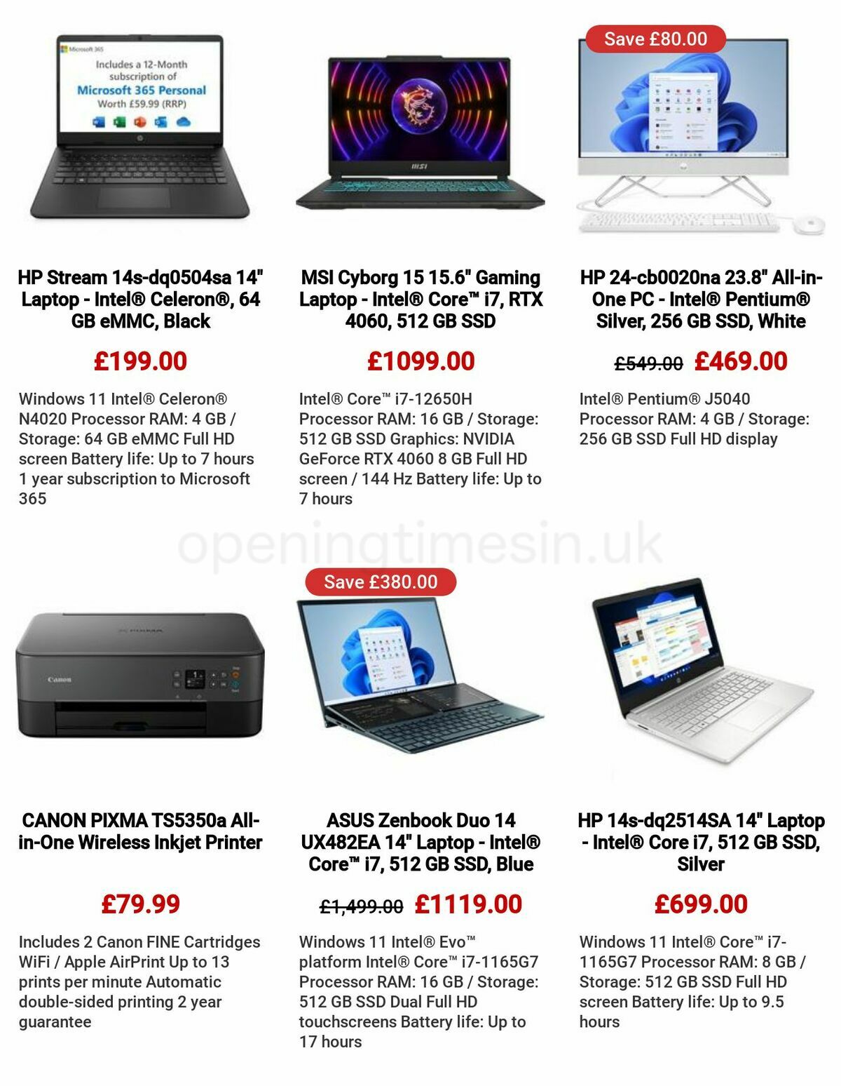 Currys Offers from 18 May
