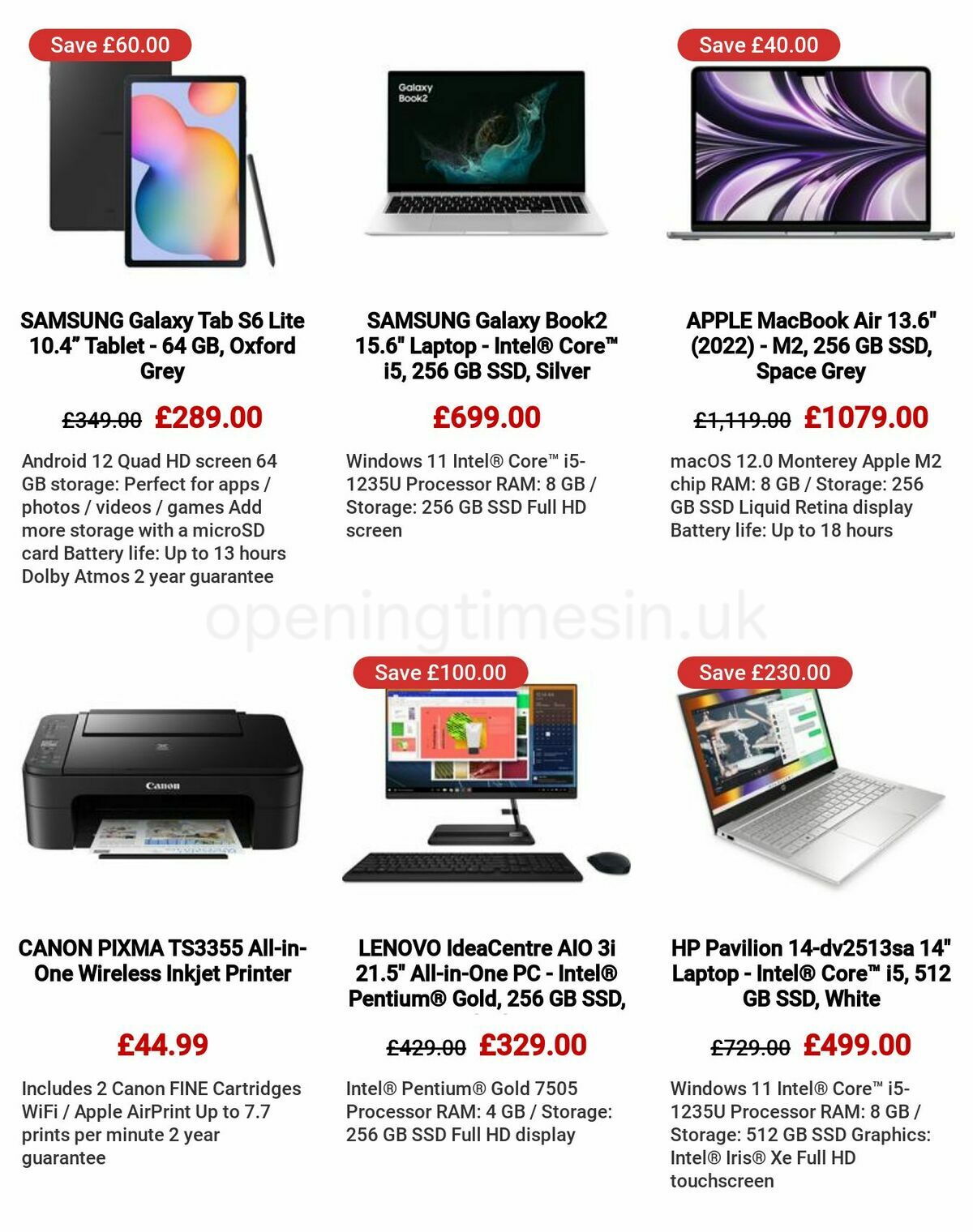 Currys Offers from 18 May