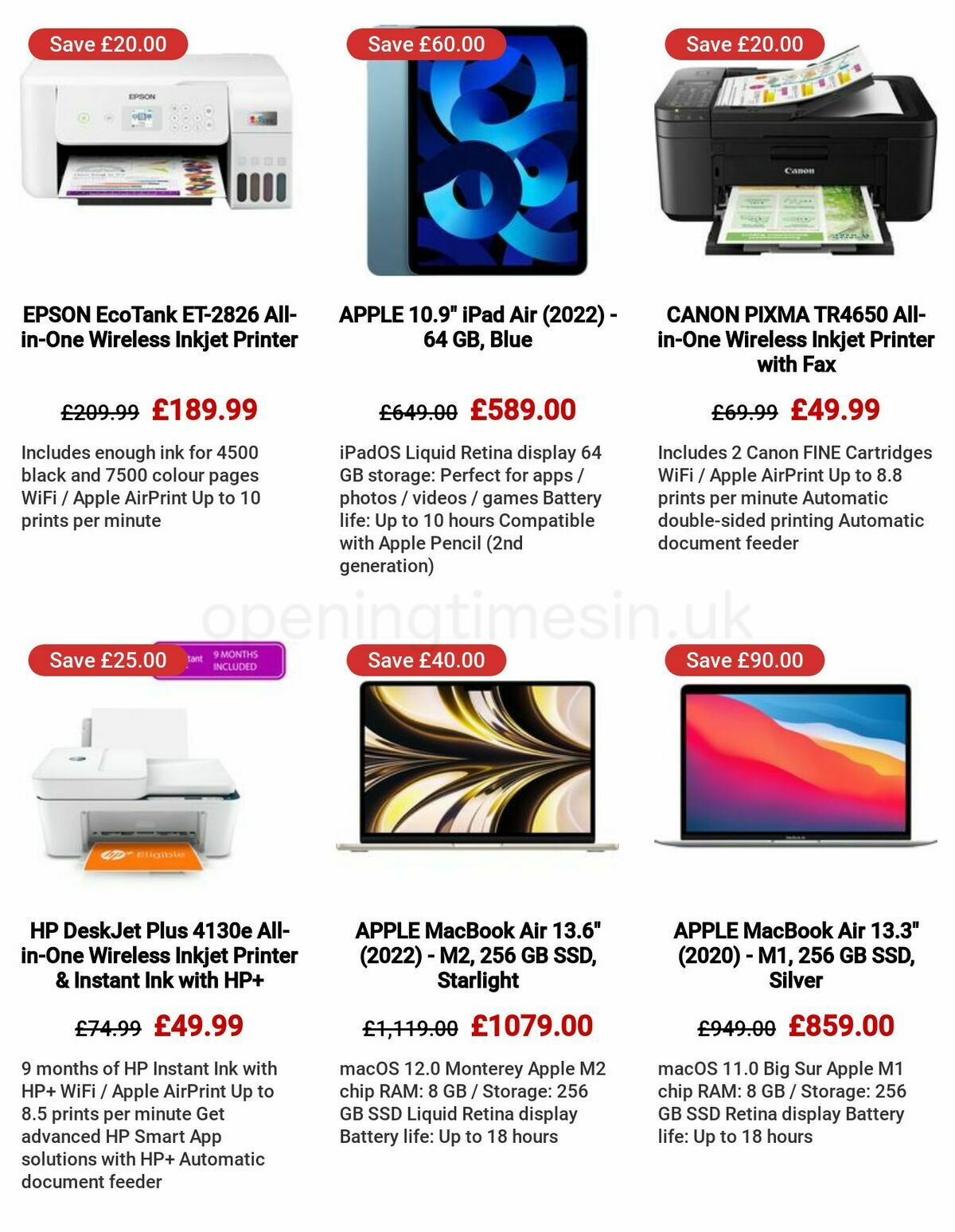 Currys Offers from 18 May