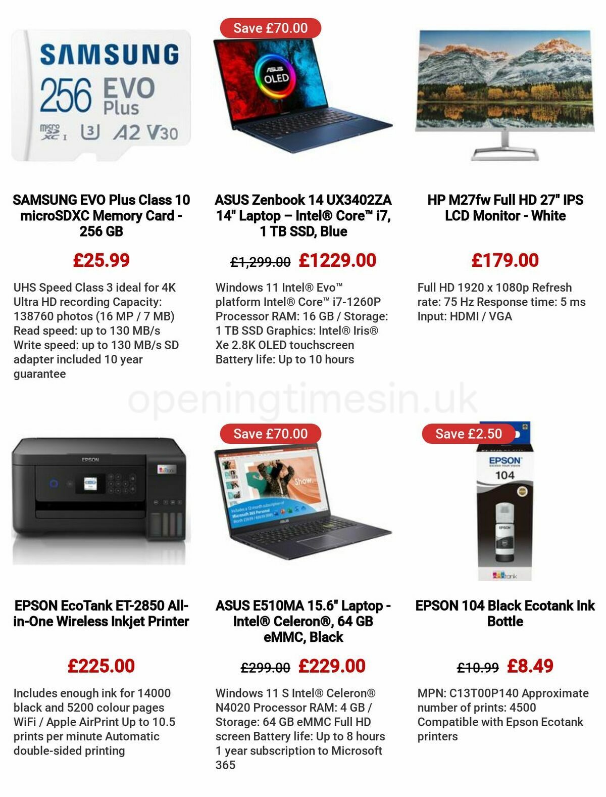 Currys Offers from 18 May