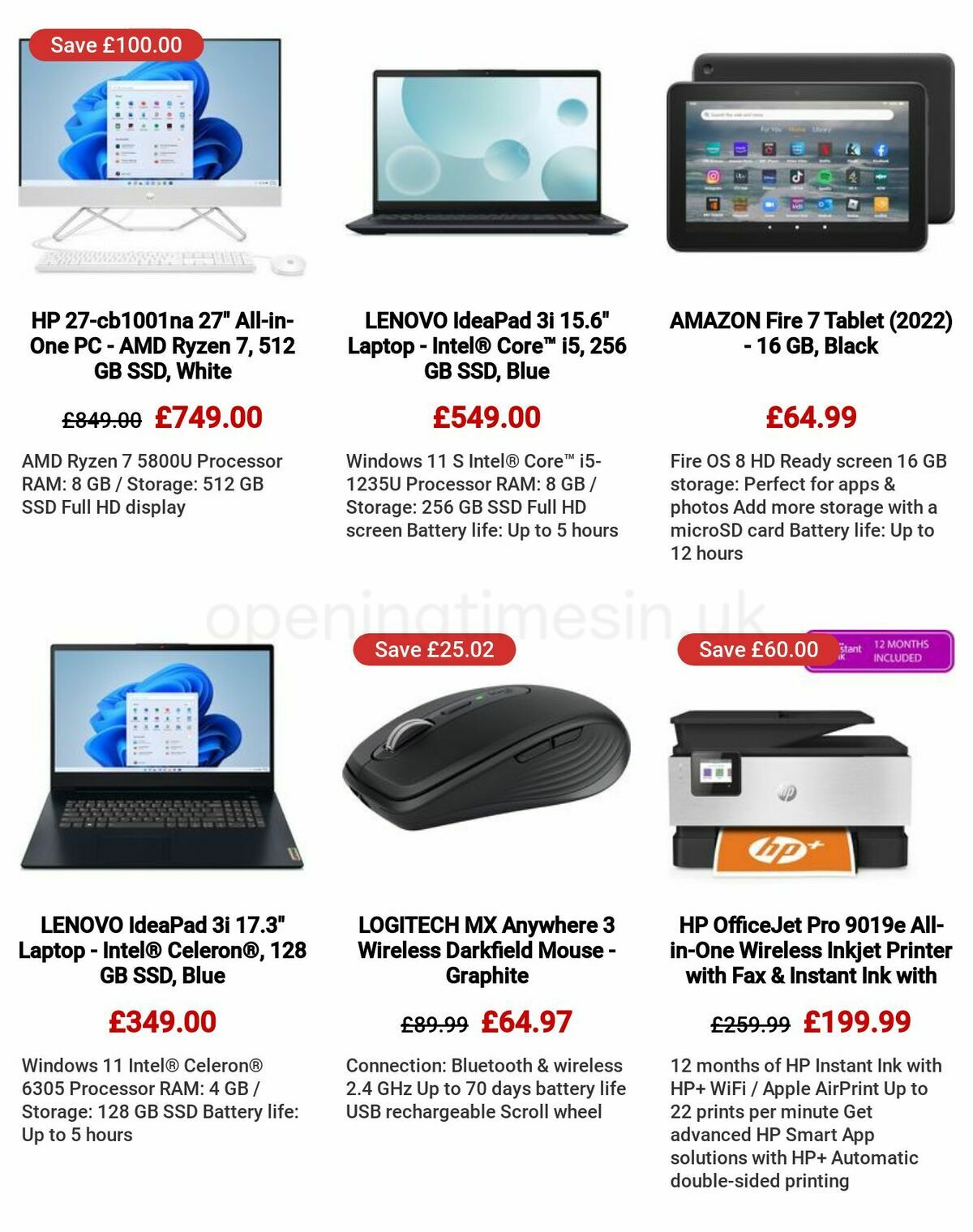 Currys Offers from 18 May