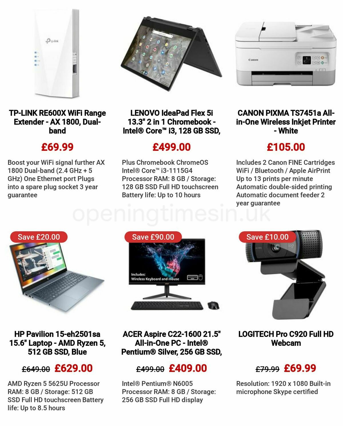 Currys Offers from 18 May