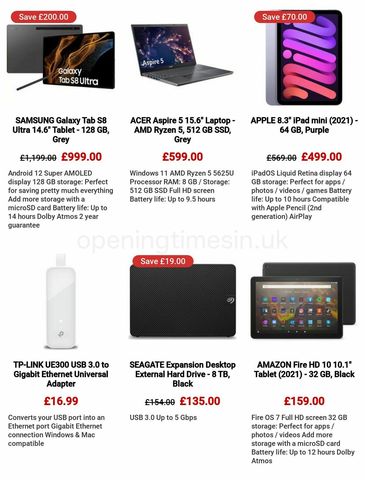 Currys Offers from 18 May
