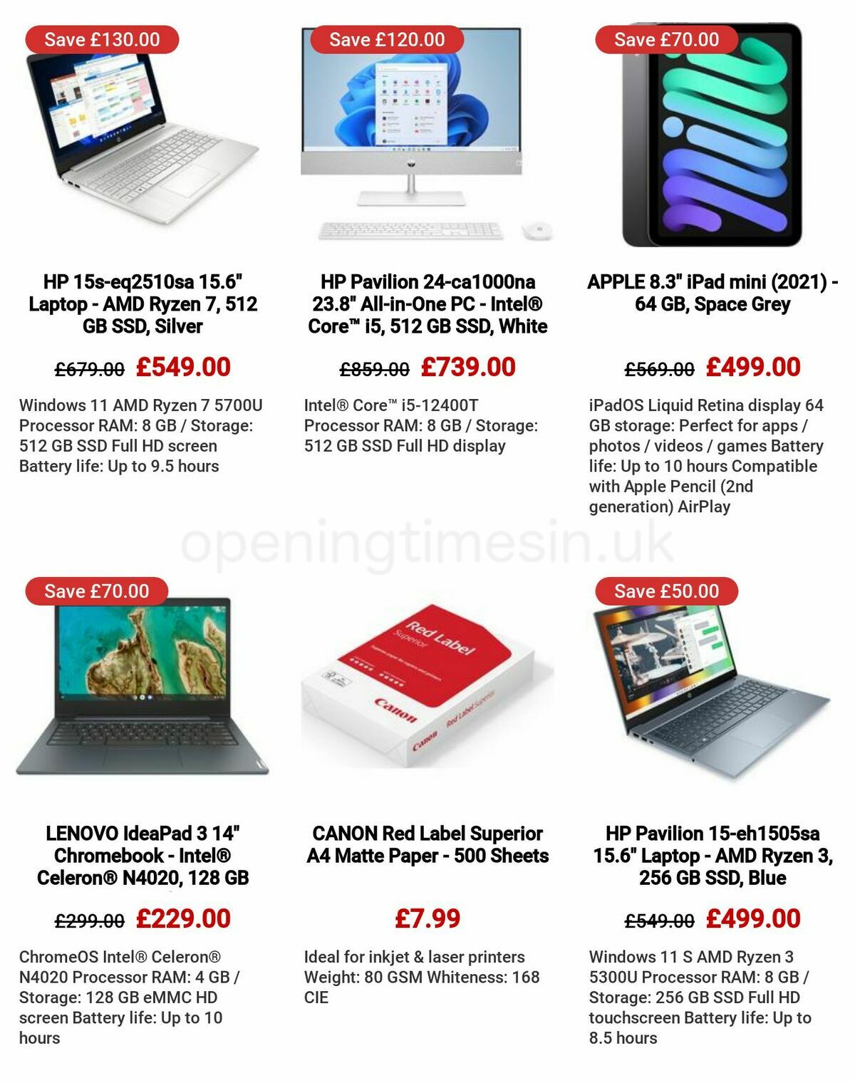 Currys Offers from 18 May