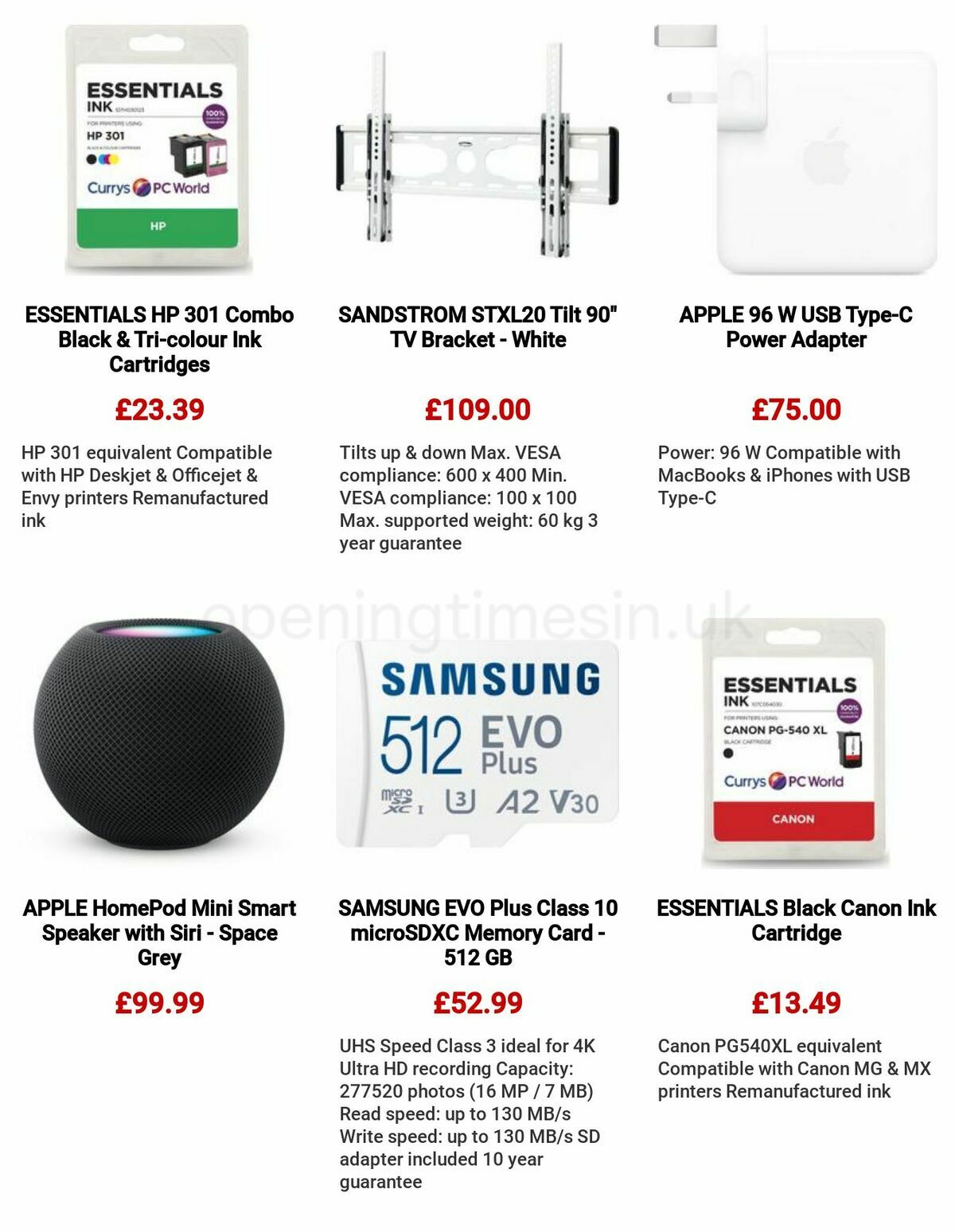 Currys Offers from 18 May