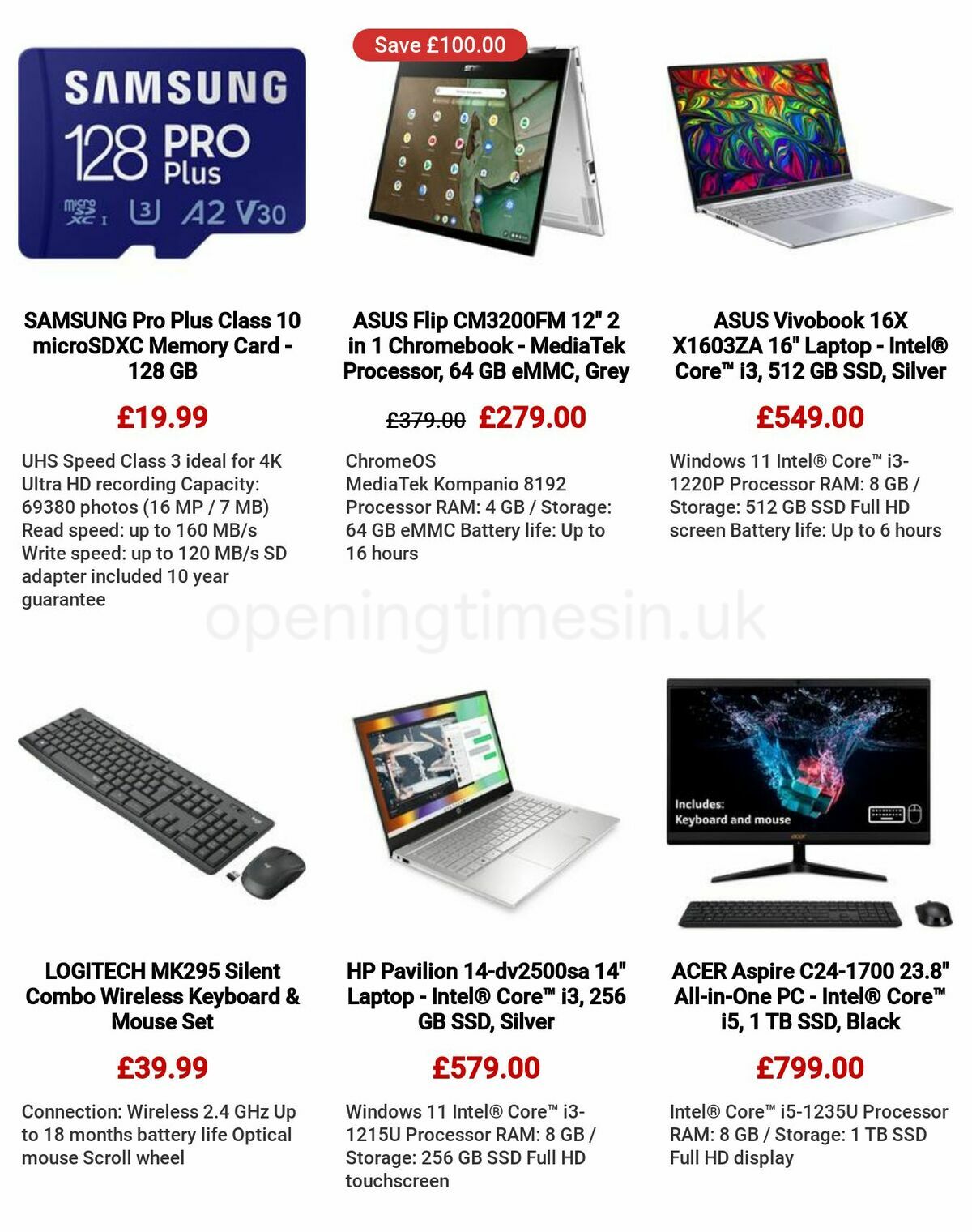 Currys Offers from 18 May