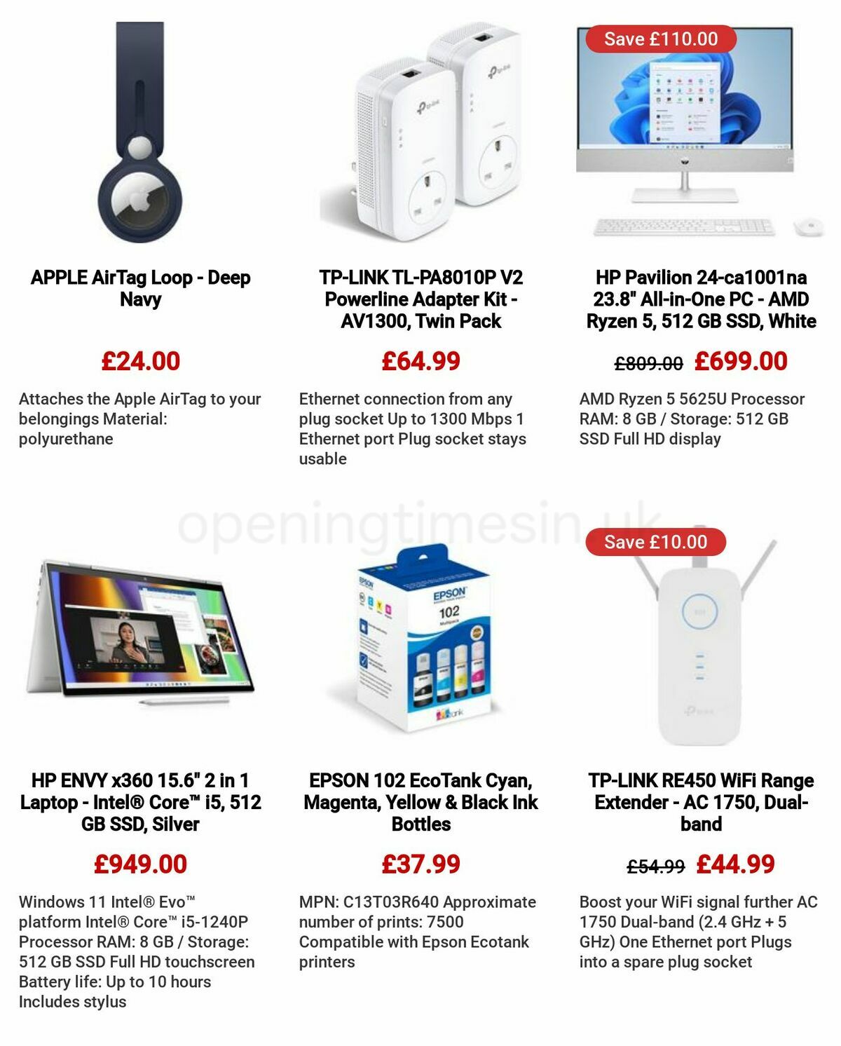 Currys Offers from 18 May
