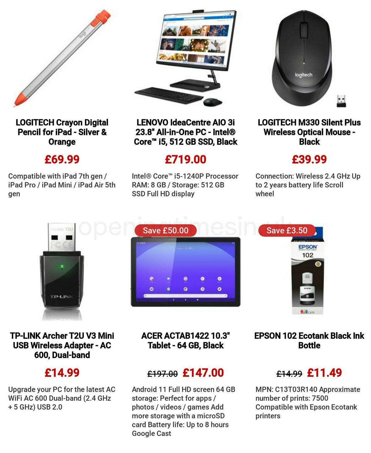 Currys Offers from 18 May