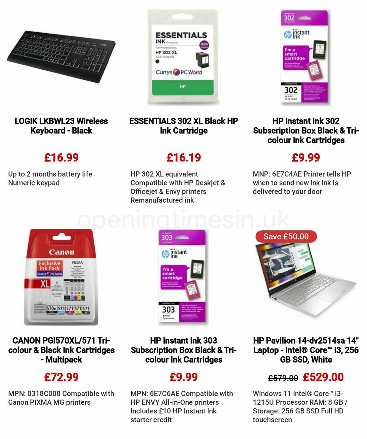 Currys Offers from 18 May
