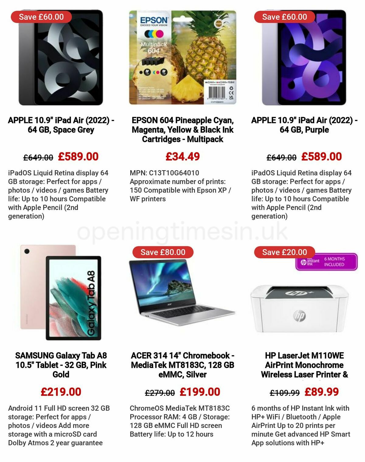 Currys Offers from 18 May