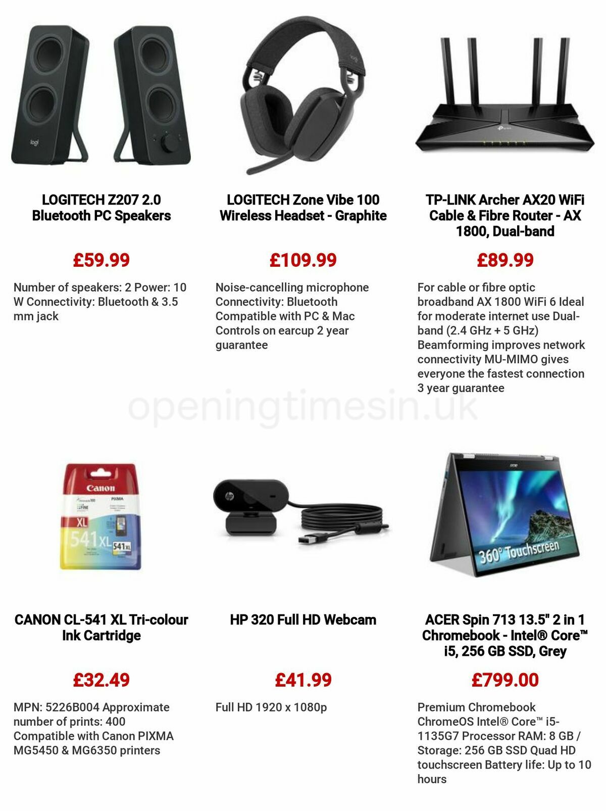 Currys Offers from 18 May