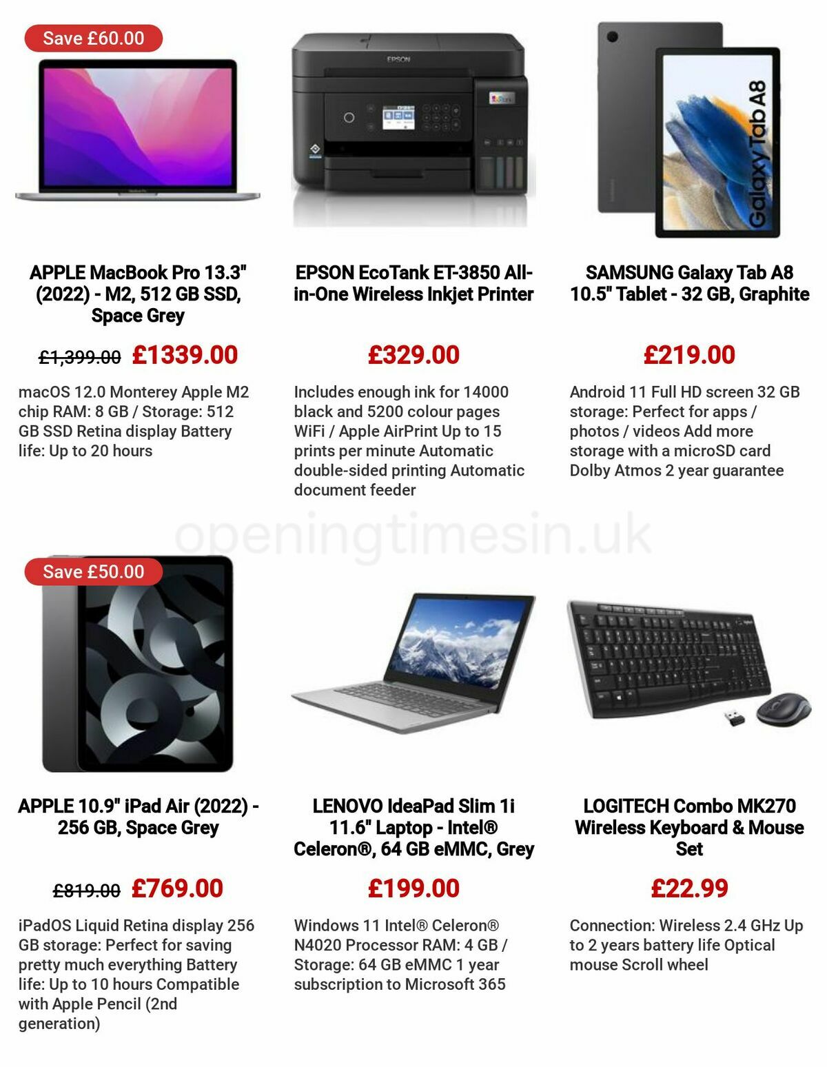Currys Offers from 18 May