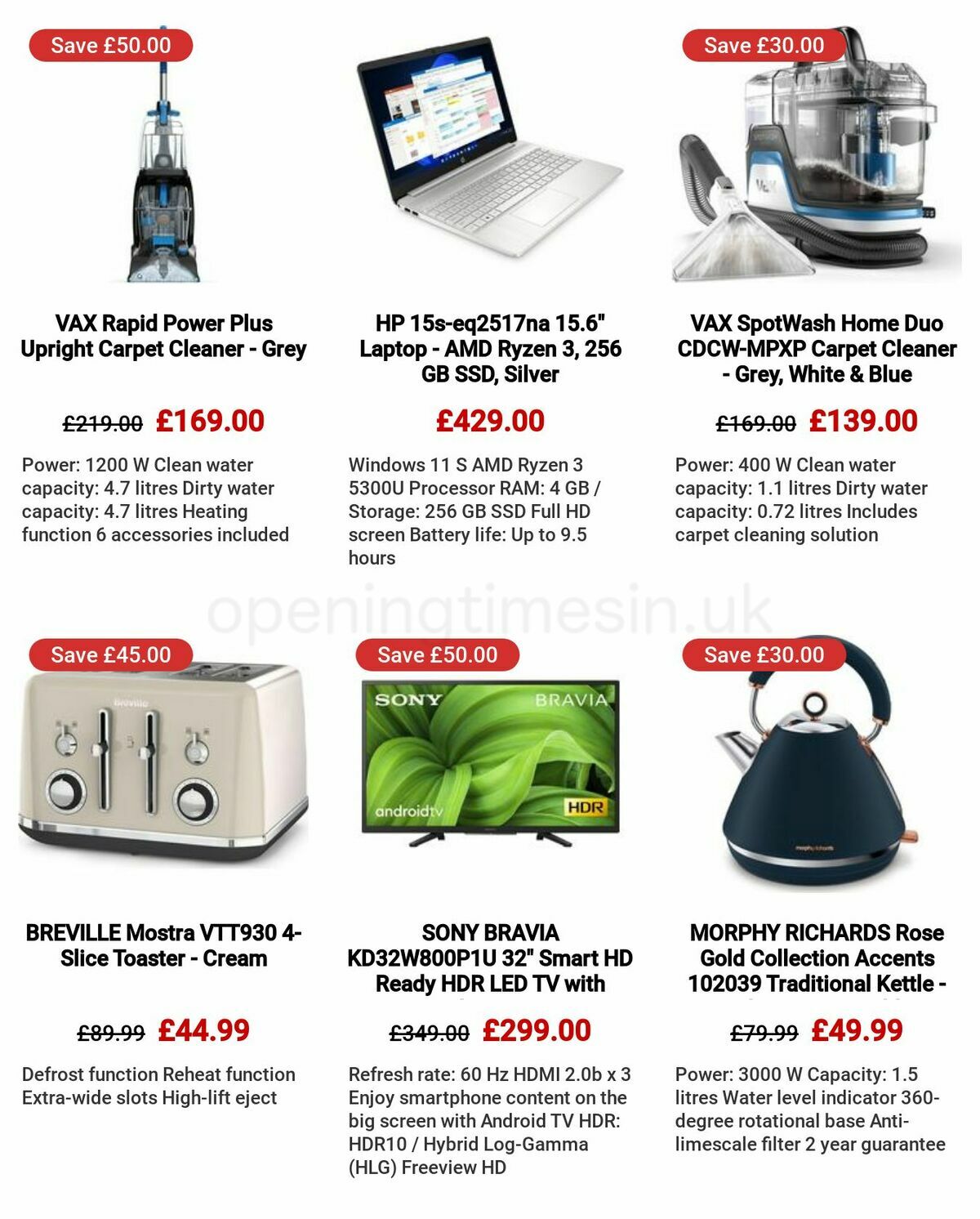 Currys Offers from 25 May