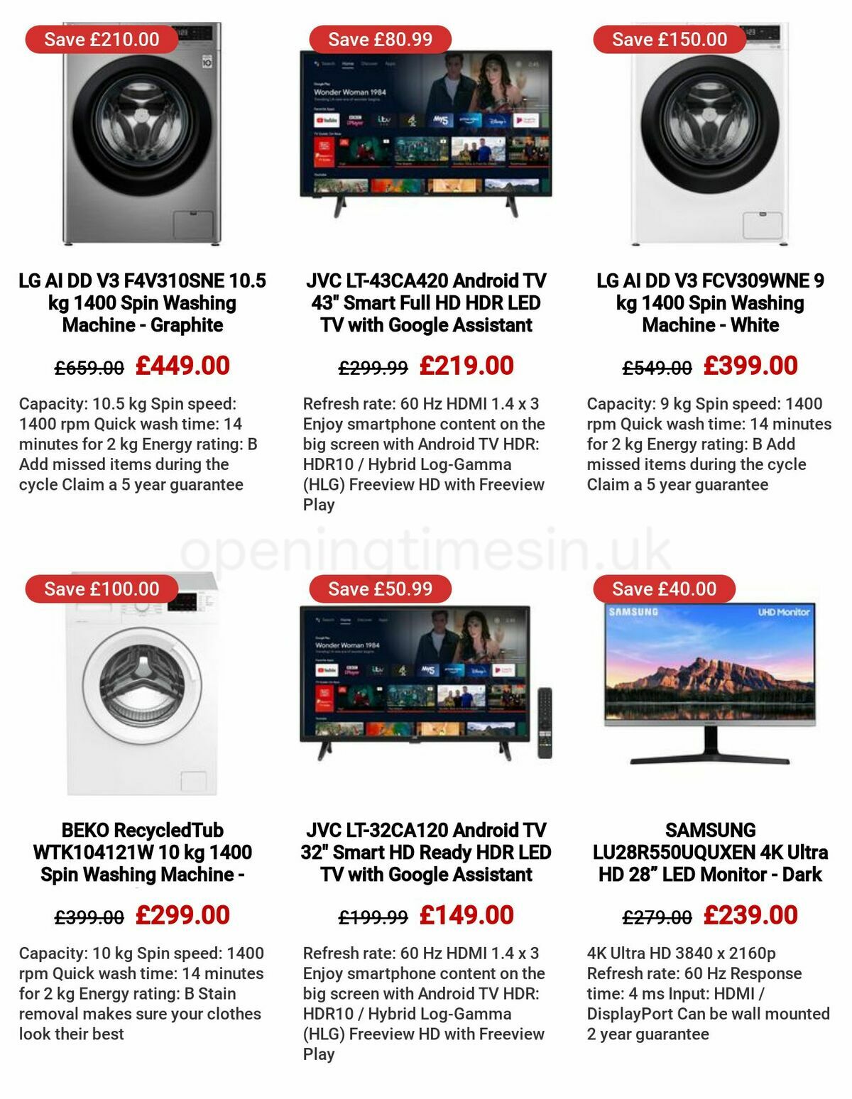 Currys Offers from 25 May