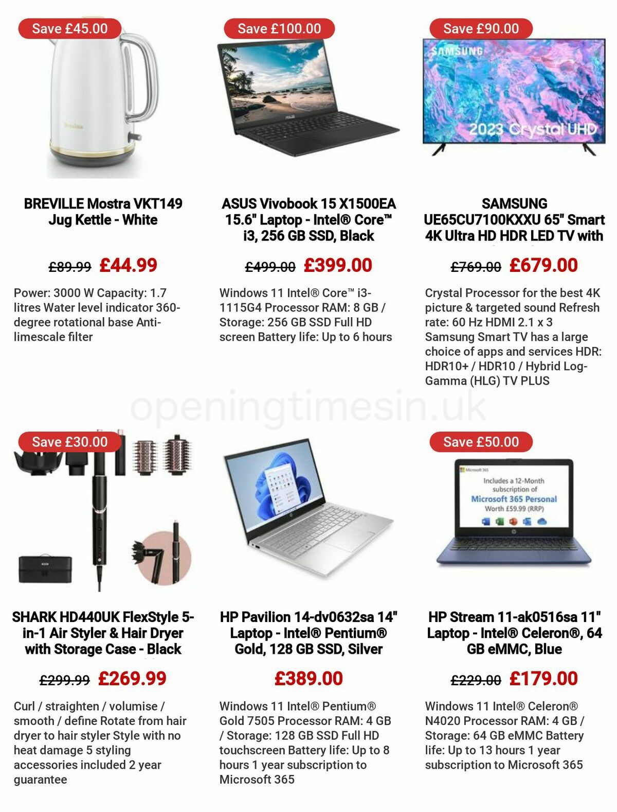 Currys Offers from 25 May