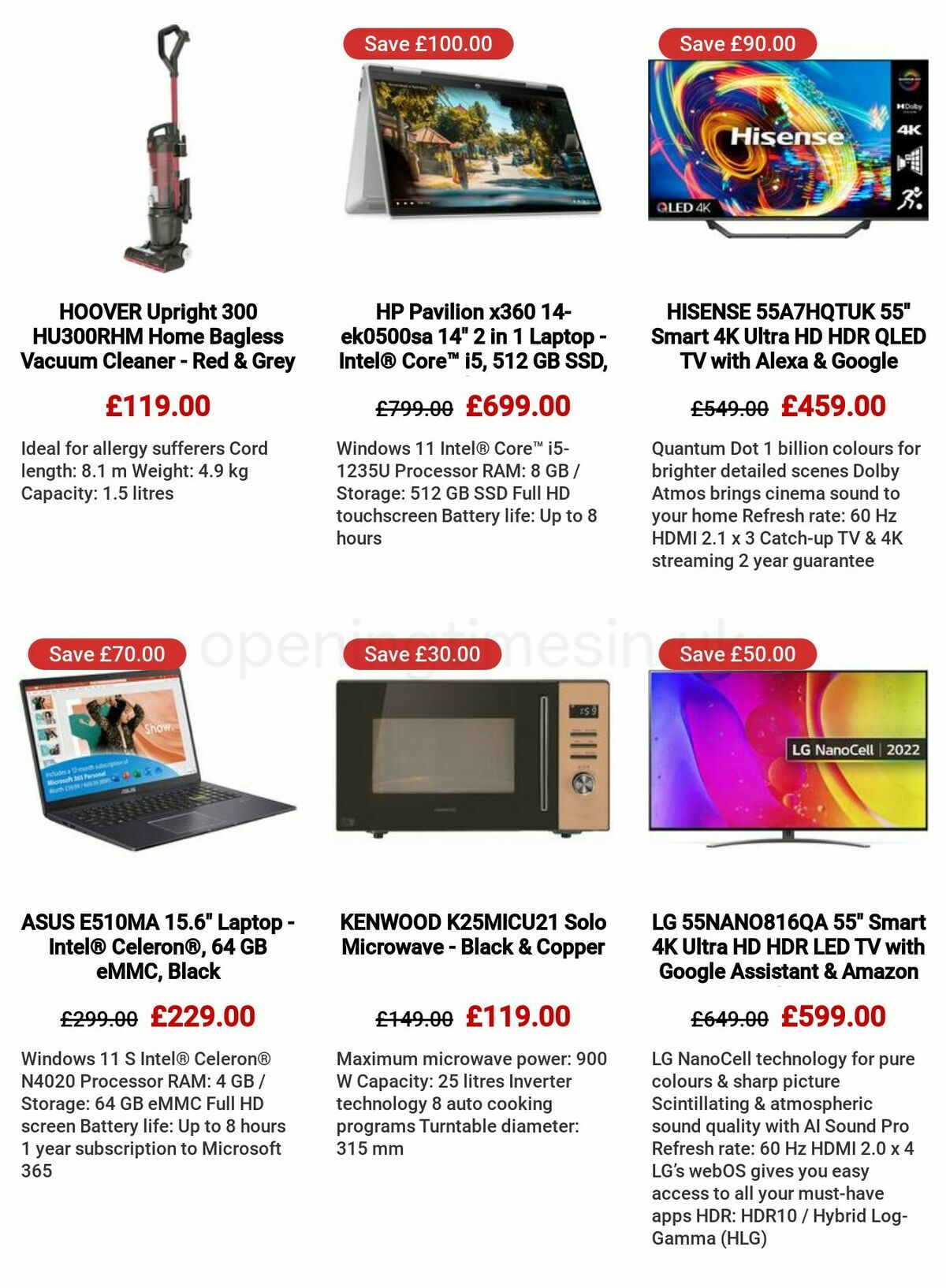 Currys Offers from 25 May