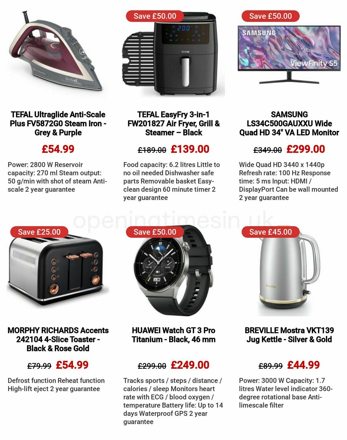 Currys Offers from 25 May