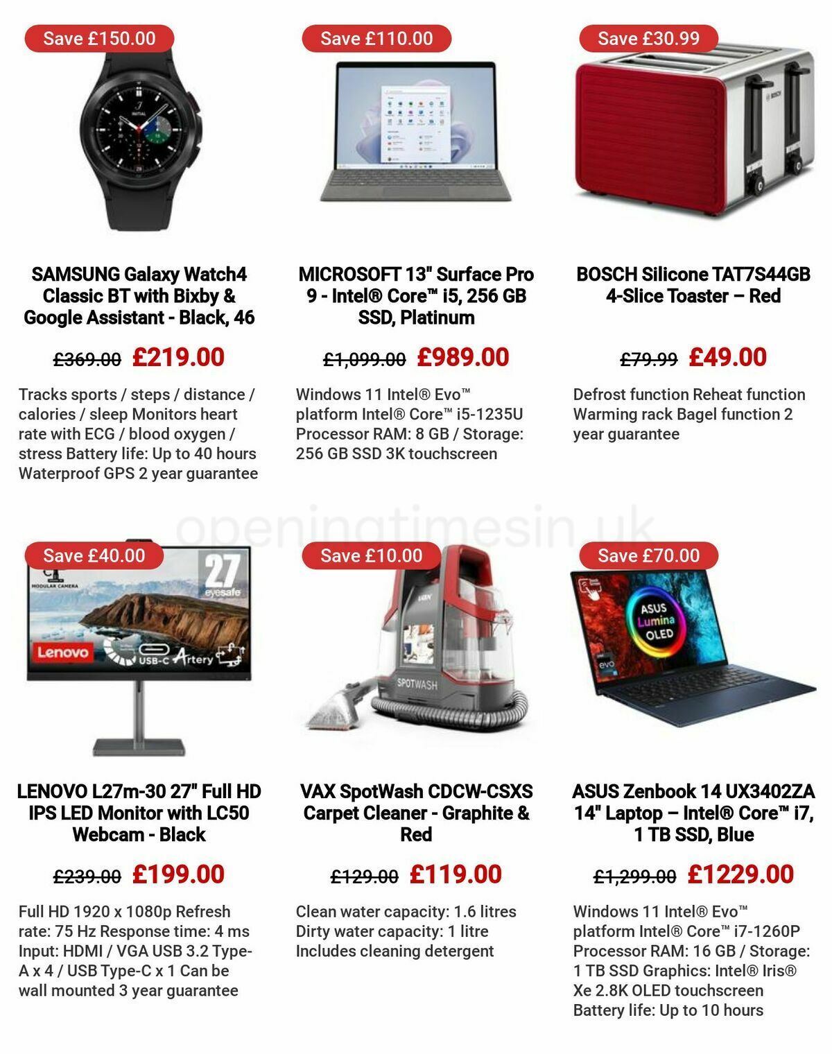 Currys Offers from 25 May
