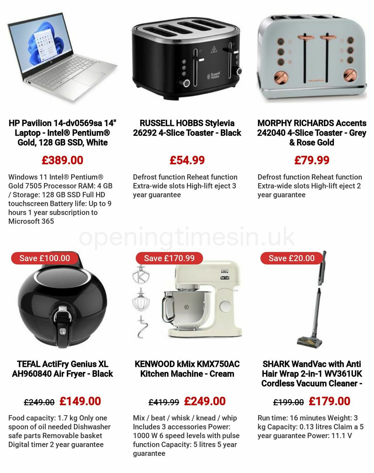 Currys Offers from 25 May