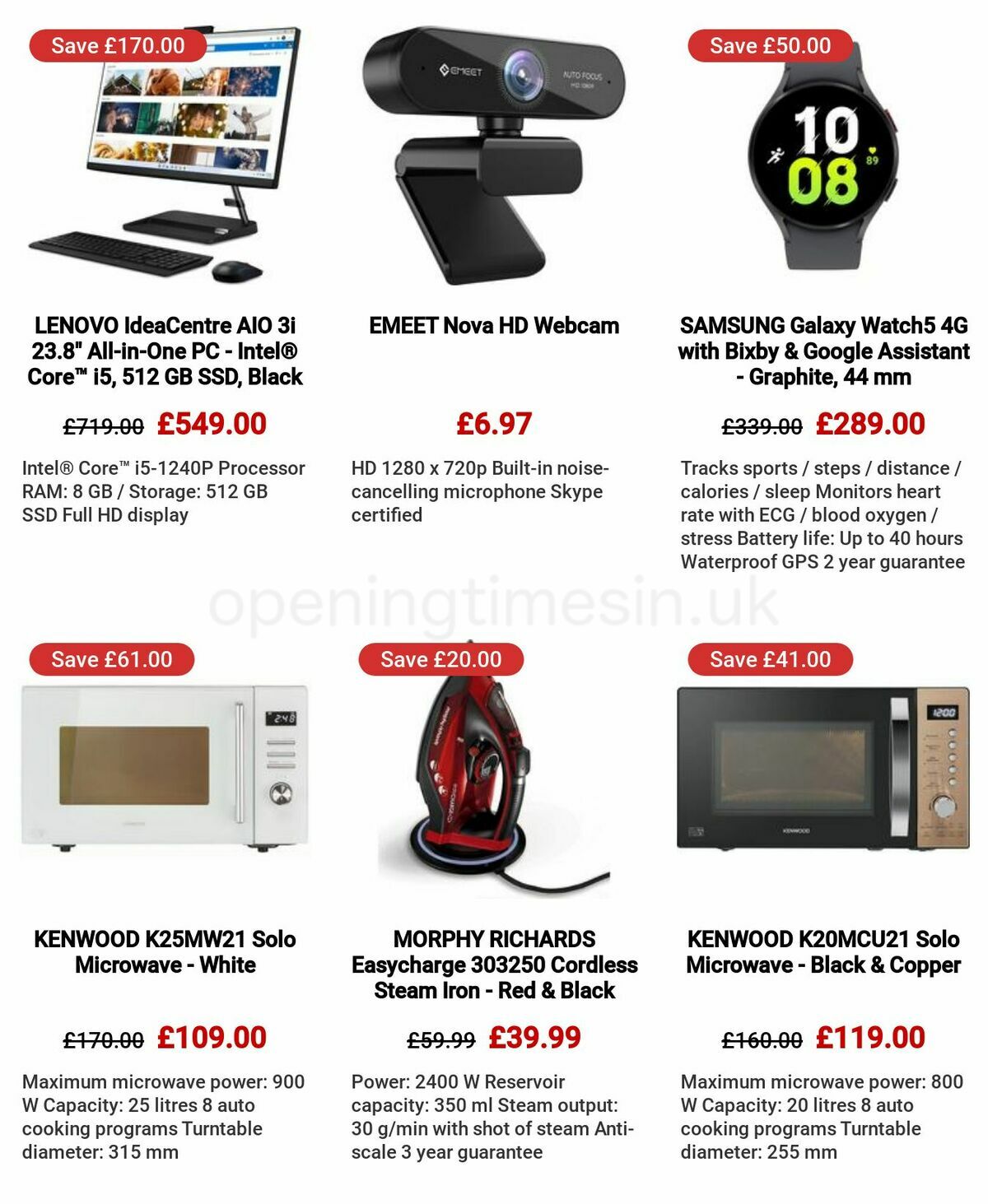 Currys Offers from 25 May