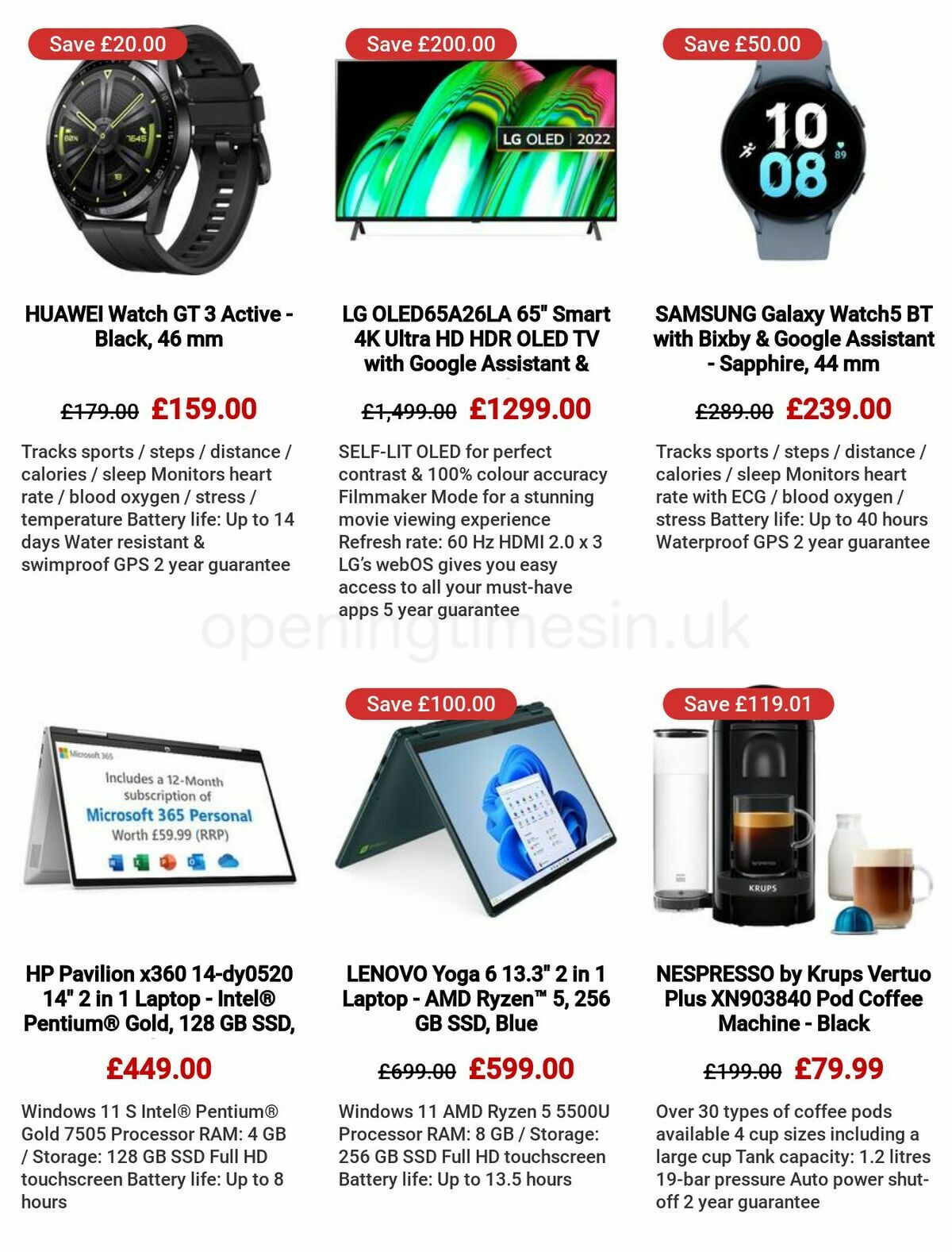 Currys Offers from 25 May
