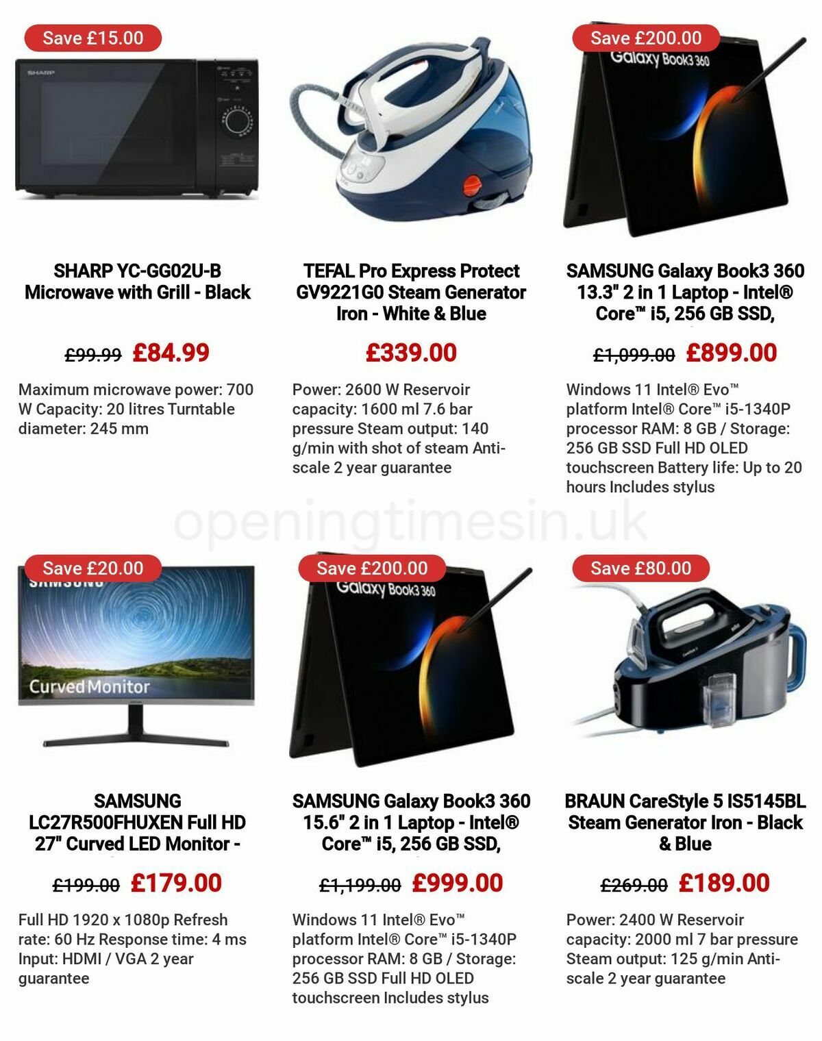 Currys Offers from 25 May