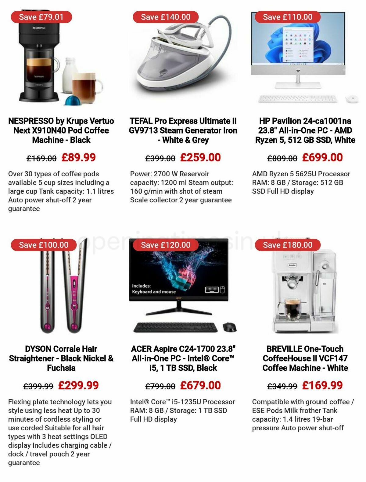 Currys Offers from 25 May