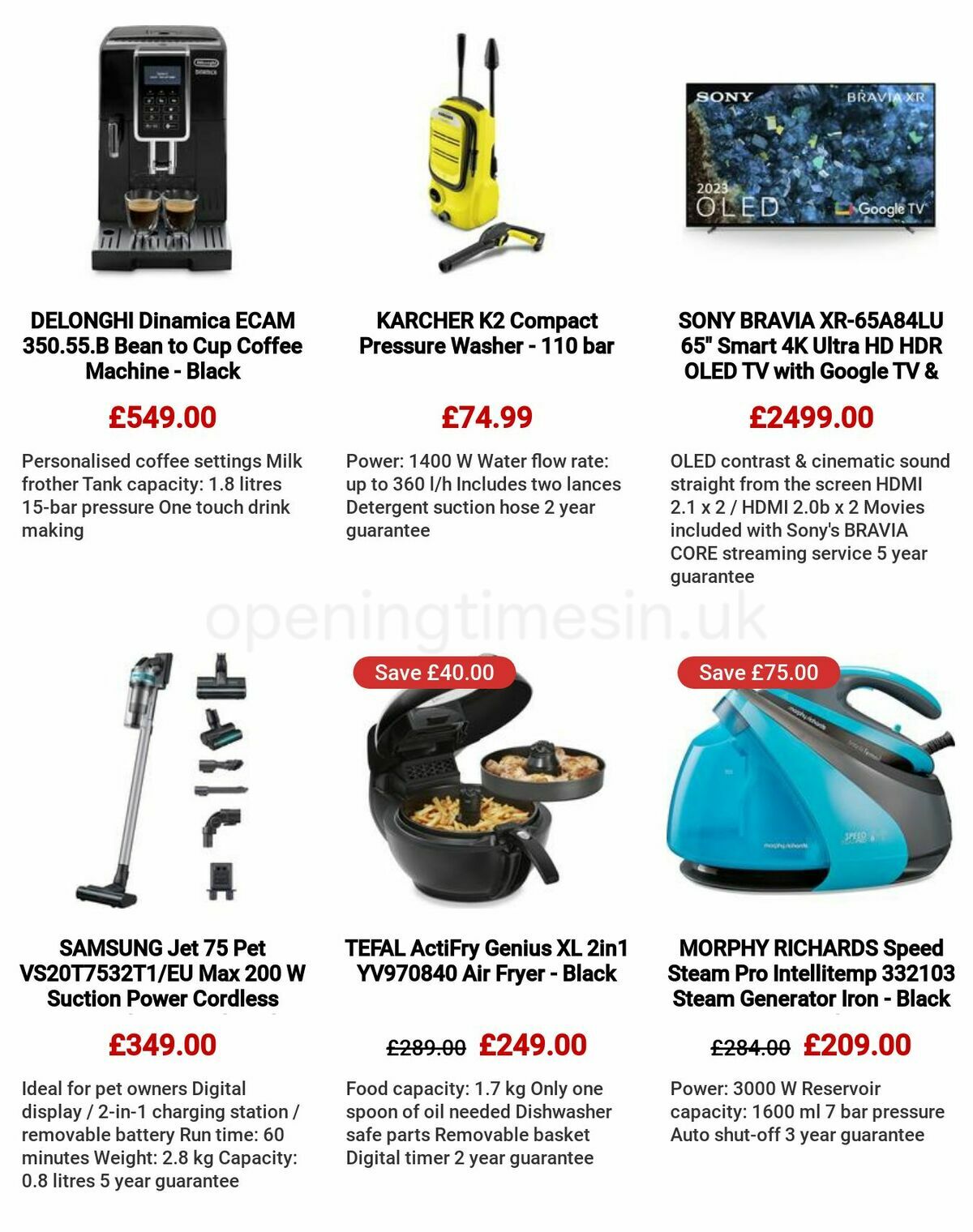 Currys Offers from 25 May