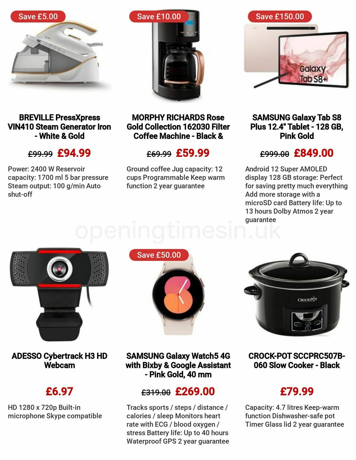 Currys Offers from 25 May