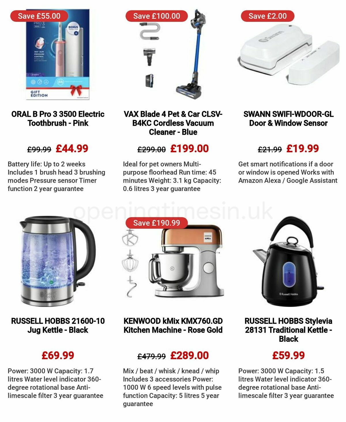 Currys Offers from 25 May