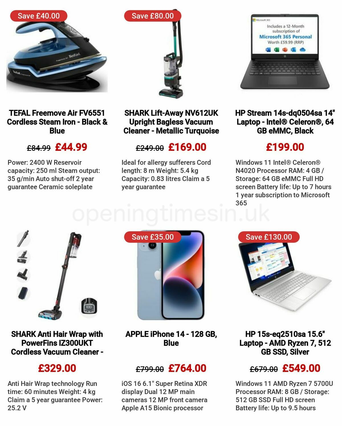 Currys Offers from 25 May