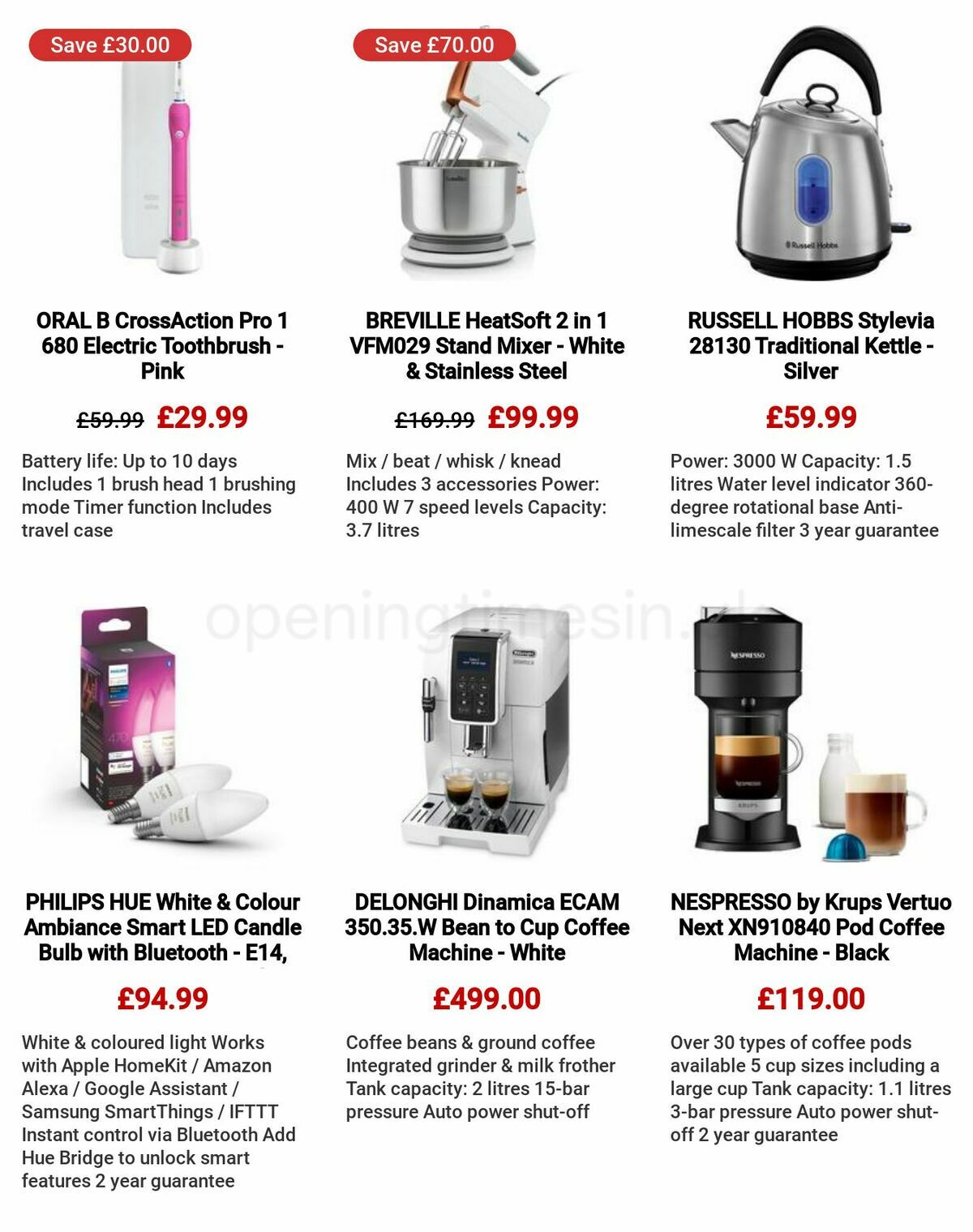Currys Offers from 25 May
