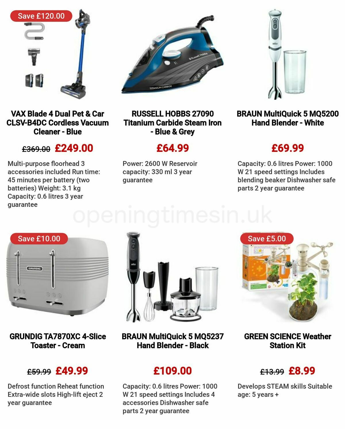 Currys Offers from 25 May