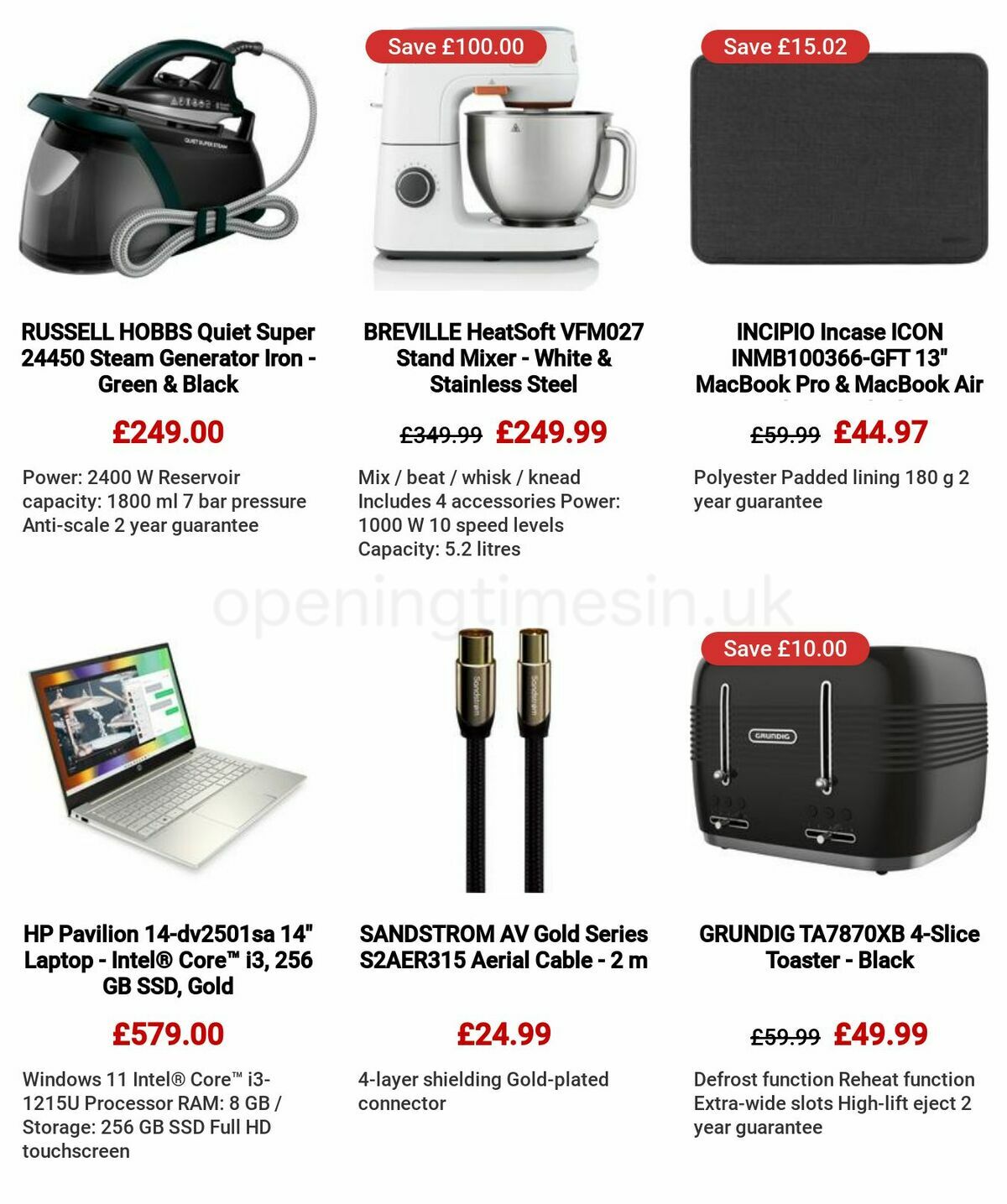 Currys Offers from 25 May